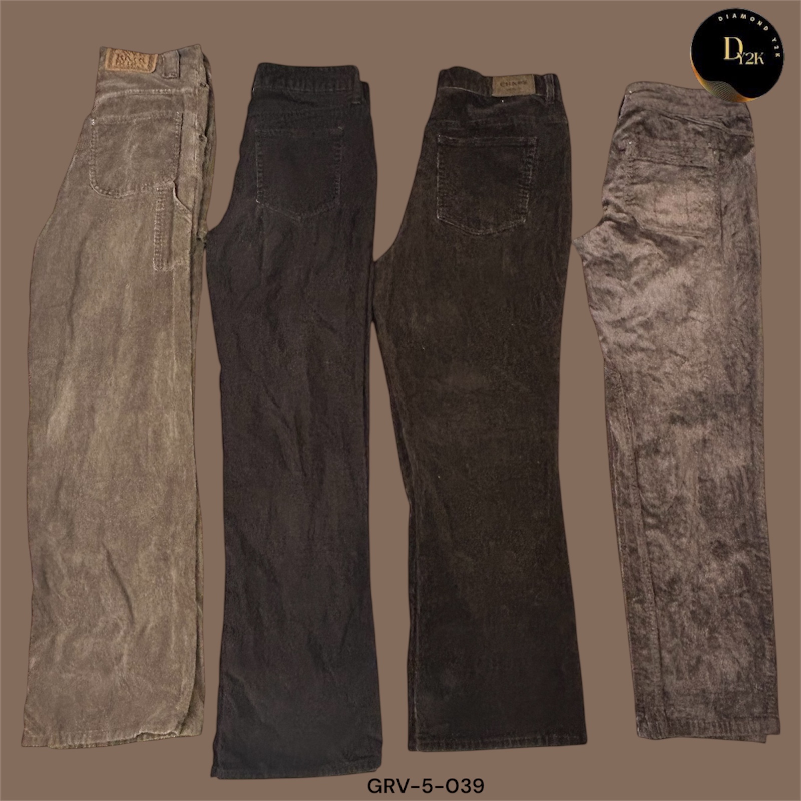 Y2K Corduroy Trousers – Classic & Chic (GRV-5-039)
