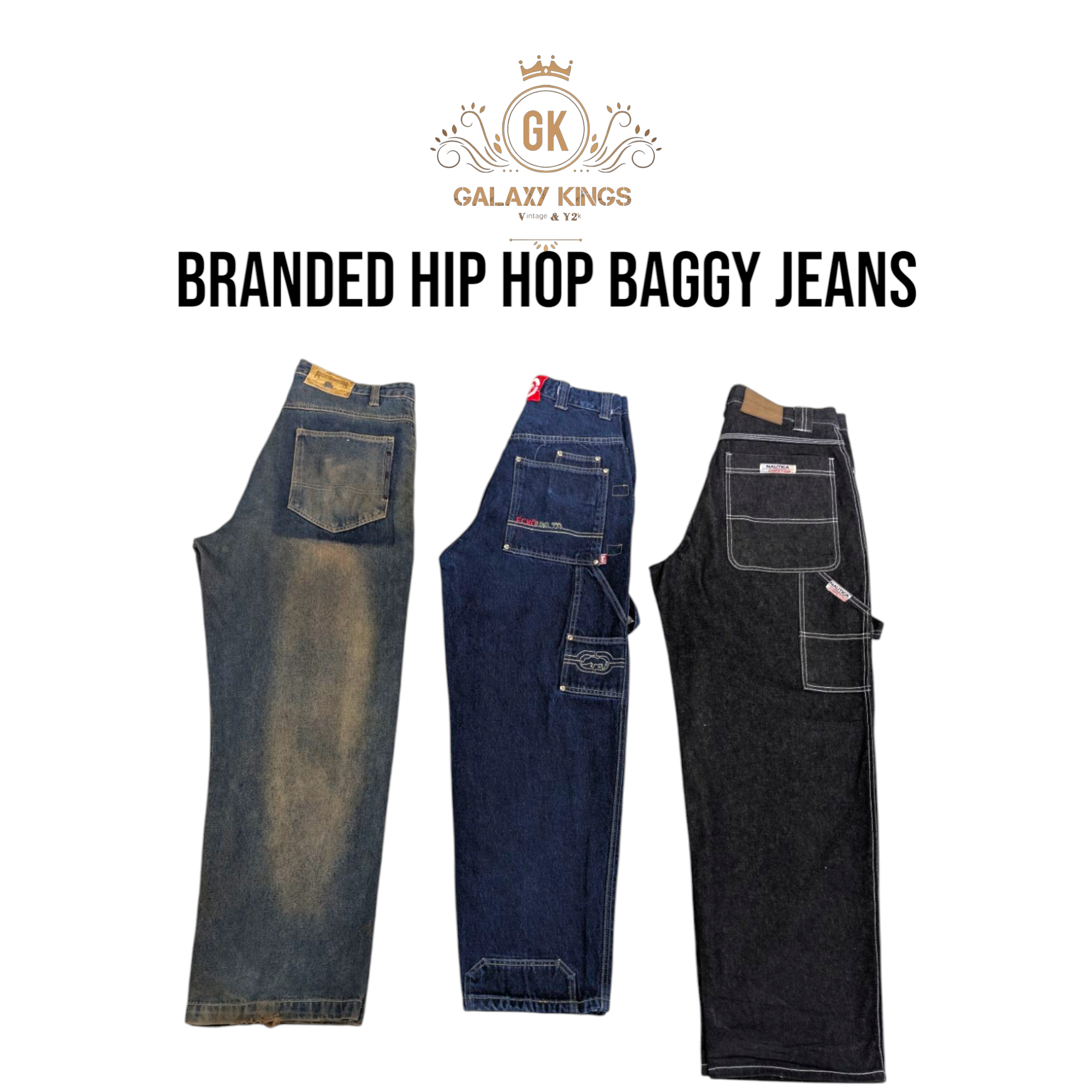 Marken Hip Hop Baggy Jeans