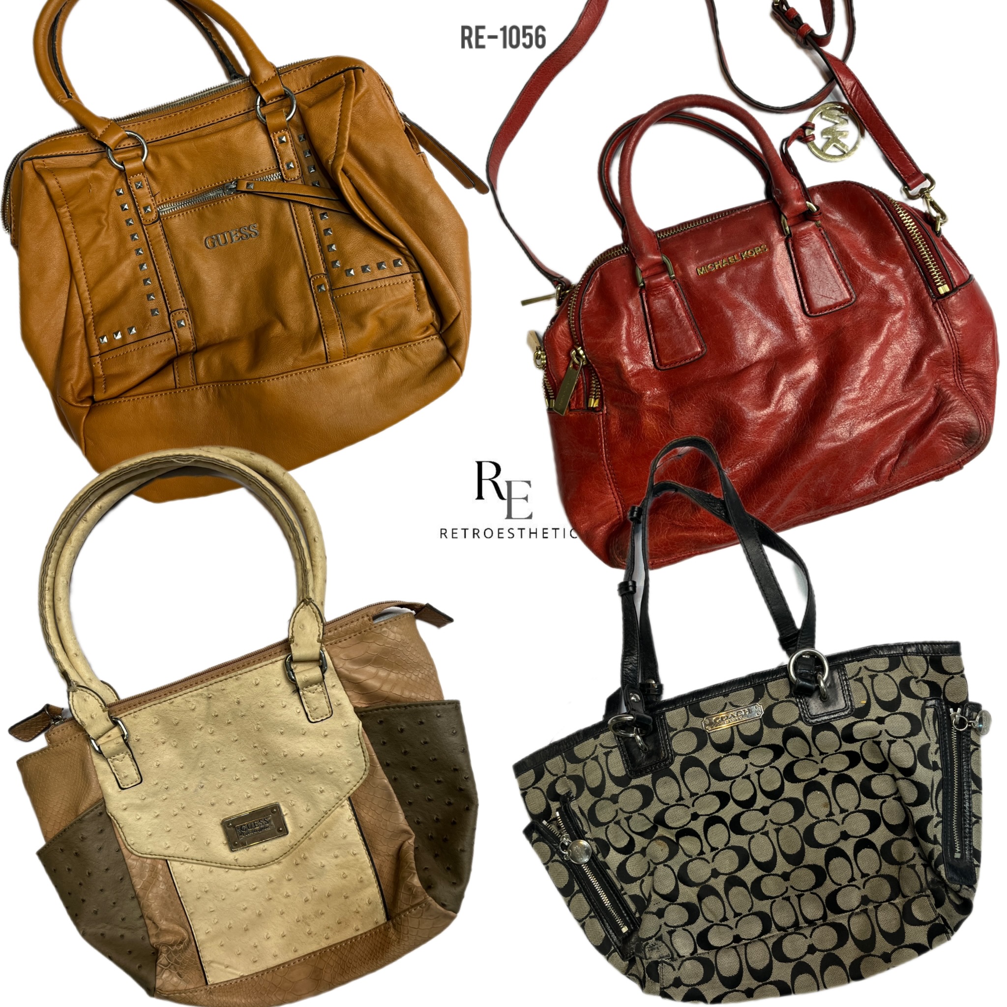 Y2K Branded (Guess, Coach, Michael Kors,) Hand Bags (RE-1056)