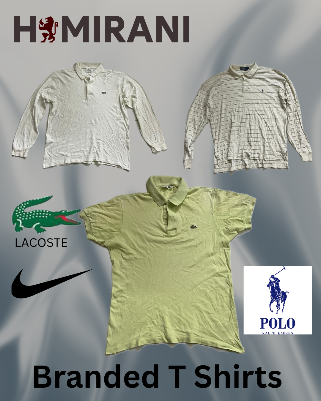 T-shirt Ralph Lauren, Lacoste, Nike