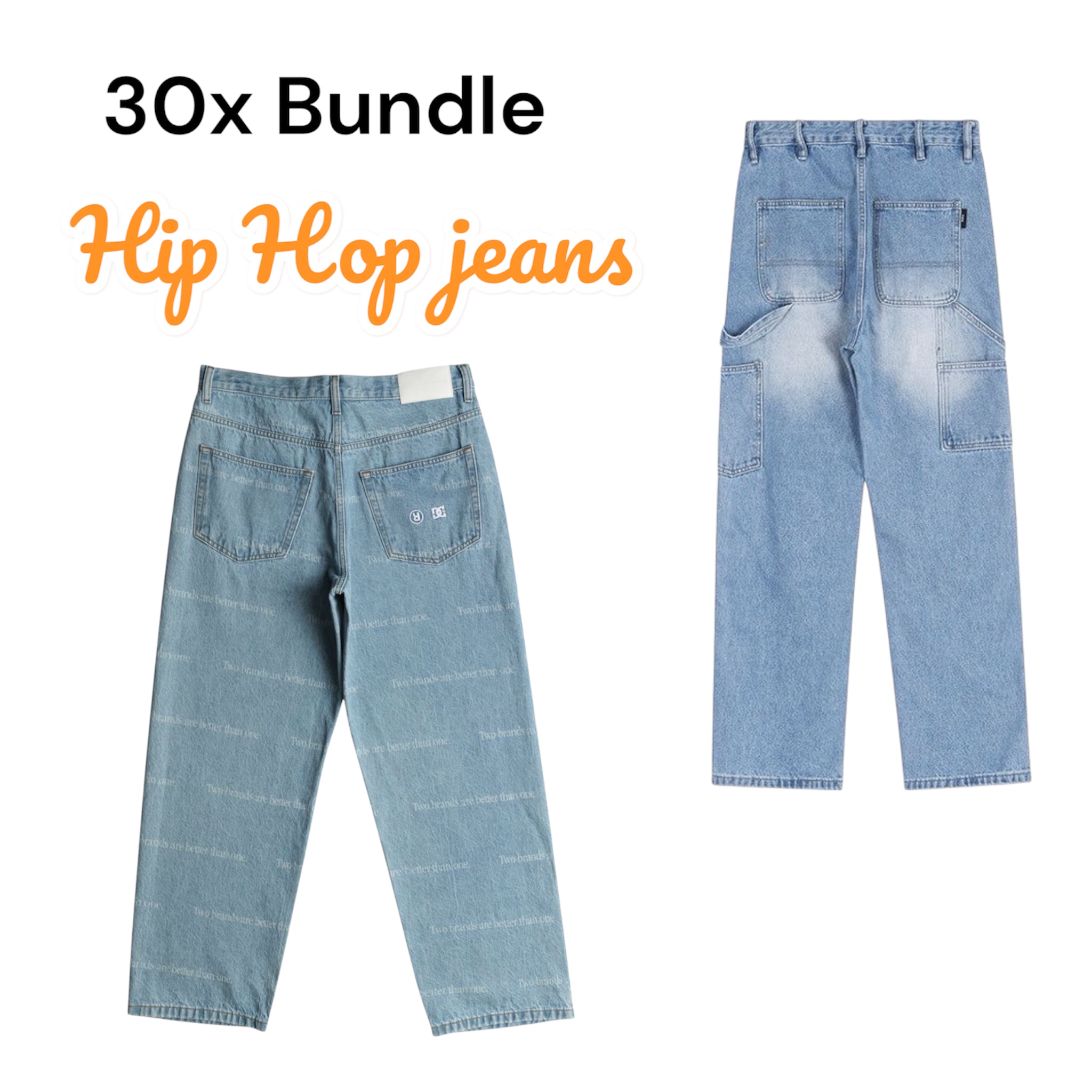 30x Hip Hop |Y2k styles baggy jeans