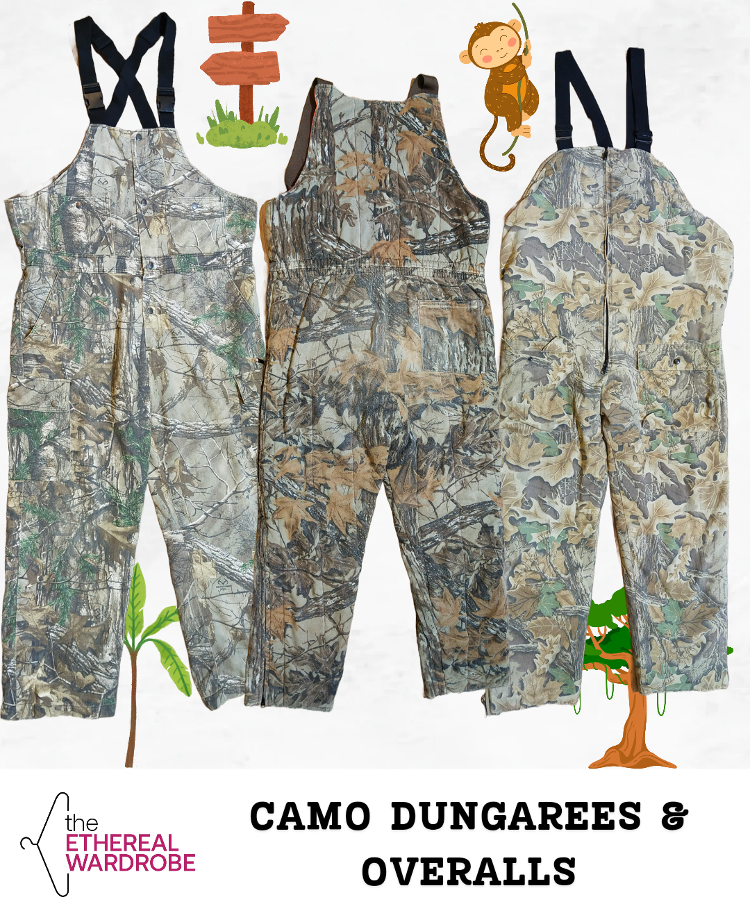 Camo Dungarees and Overalls Bundle of 13 pcs (RN#1051)