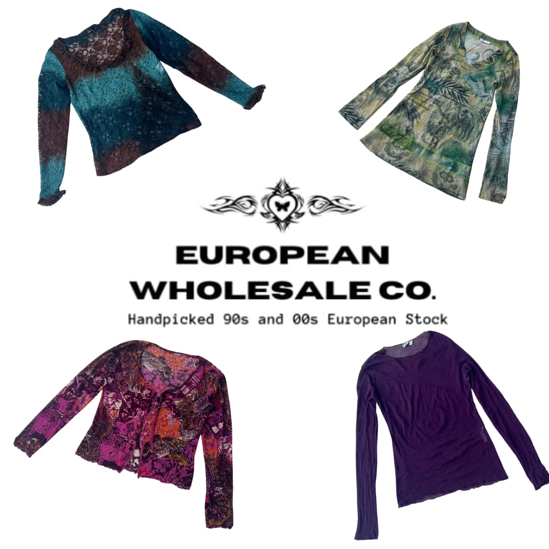 Y2K Summer in Italy Mesh Tops Mix (EWC65)