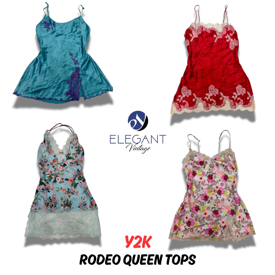 Y2K Rodeo Queen Tops - 14 piezas - EV0305