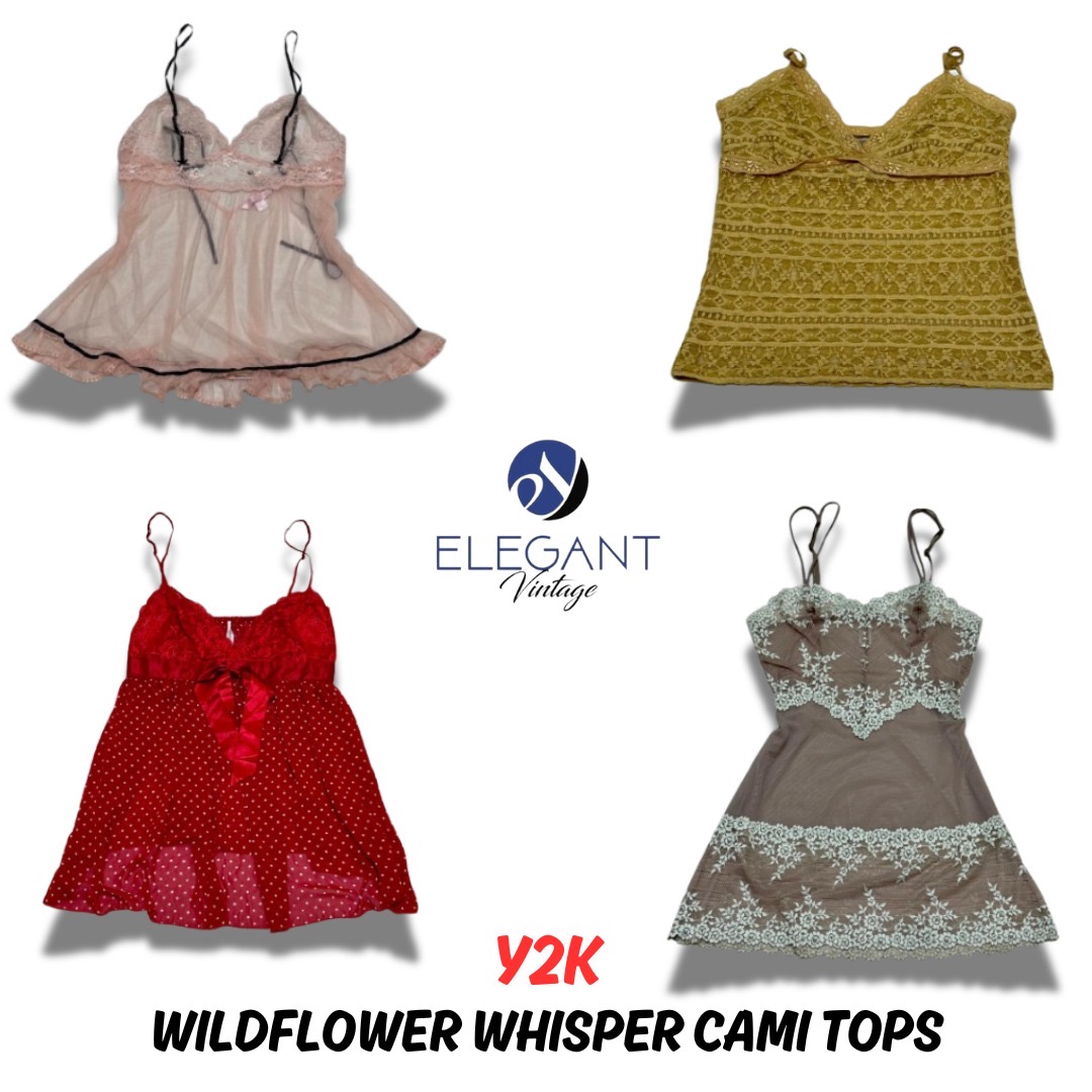 Y2K Blusas sin mangas Wild Flower Whisper - 11 piezas - EV0308