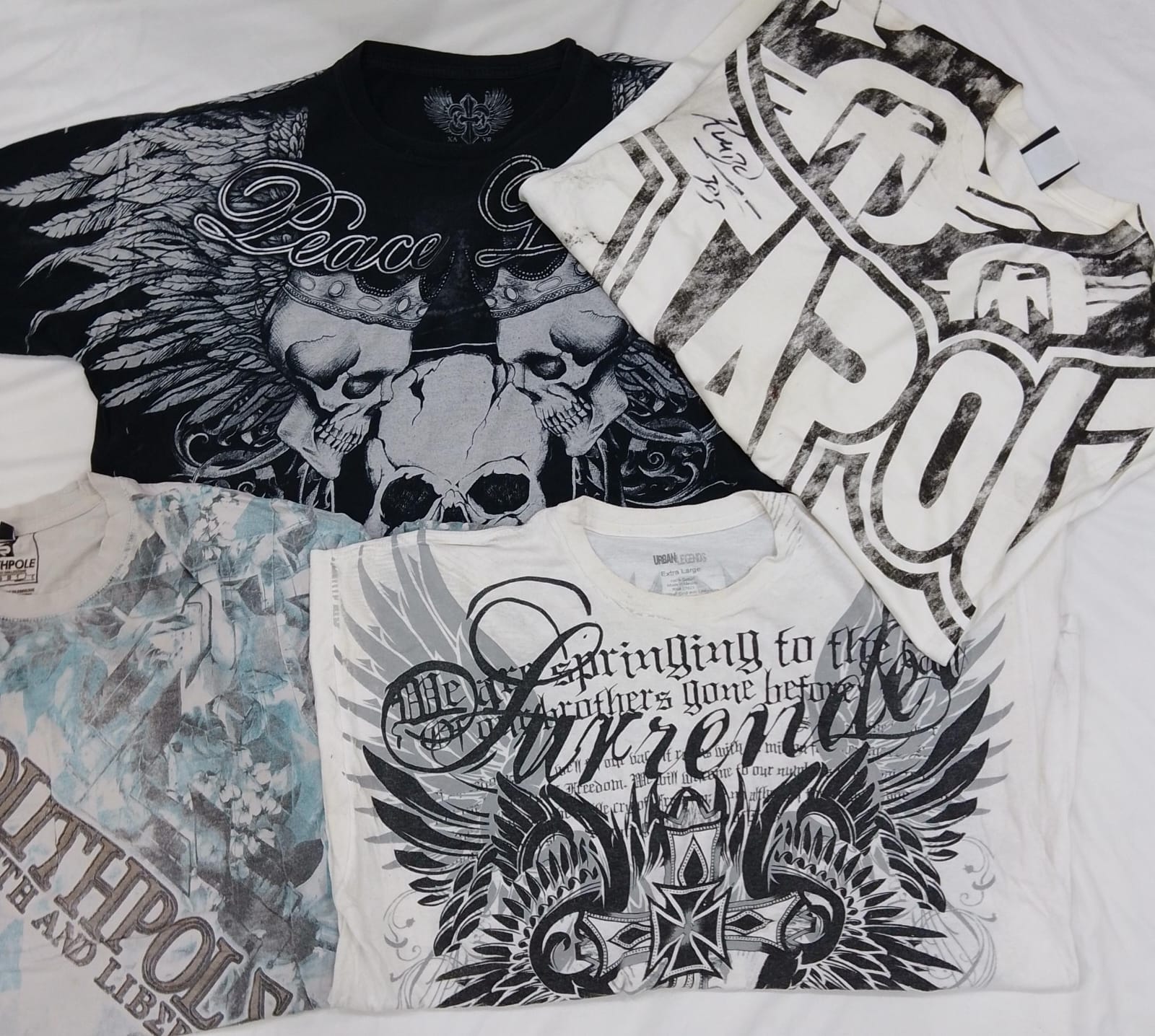 CR4342 Skull T-Shirts - 20 Stück