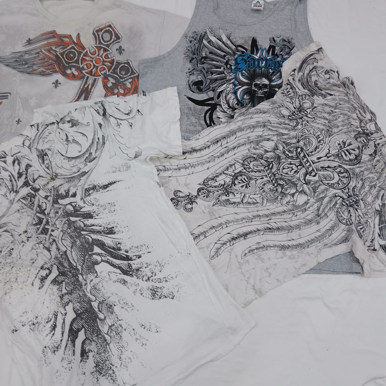 CR4344 Skull T-shirts - 20 Pcs