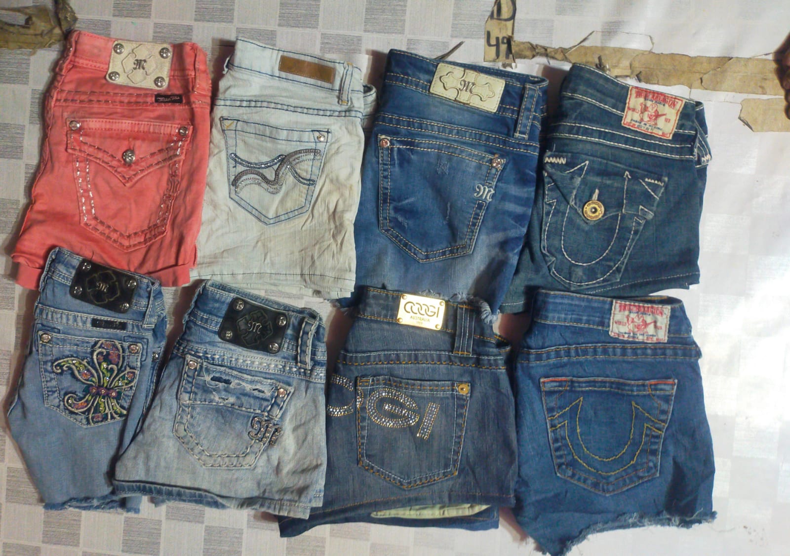 MISS ME COOGI TRUE RELIGION SOUTH POLE PANTALONCINI MINI D&G (ID 1029)