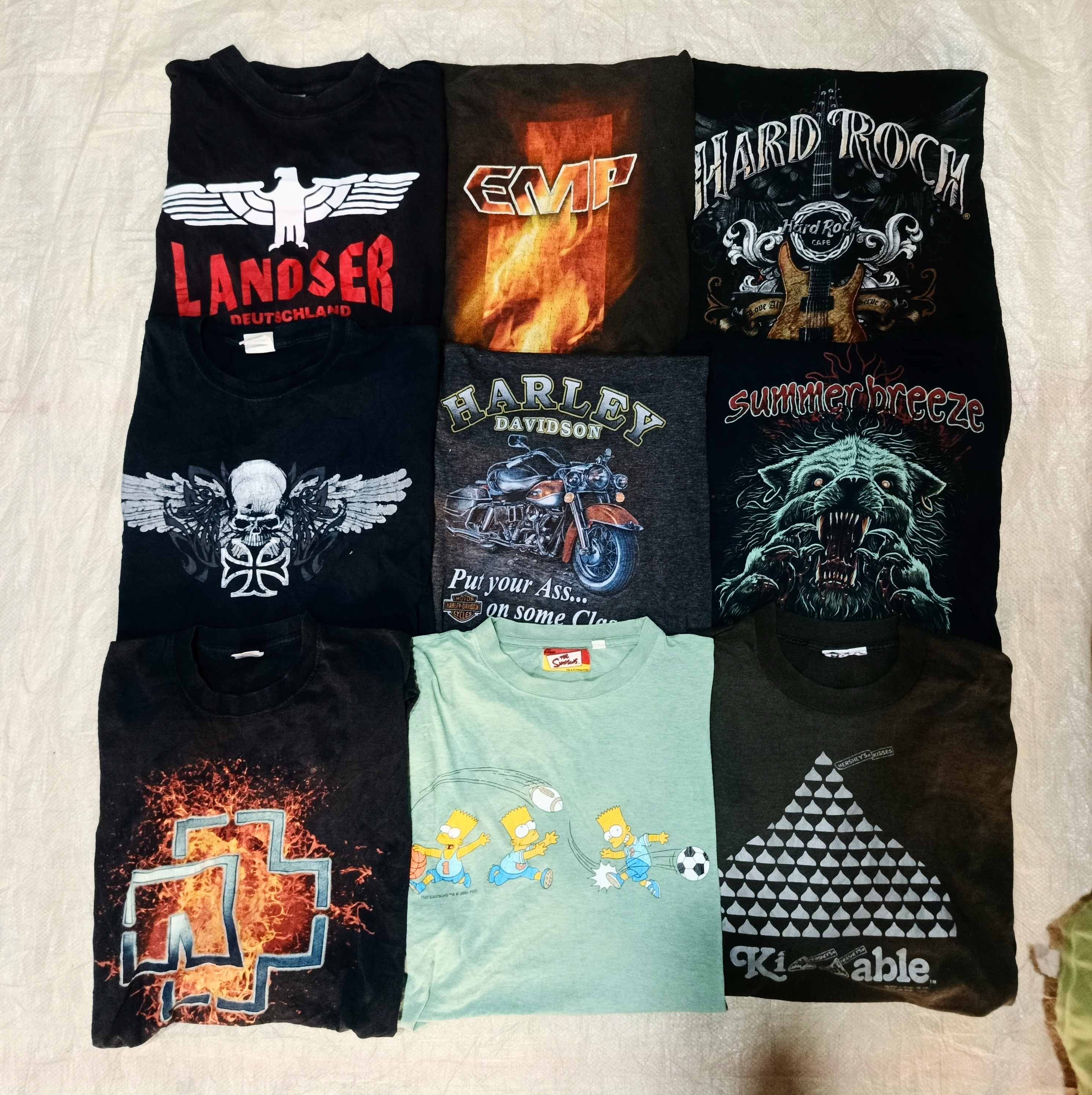 ヴィンテージ音楽とプリントTシャツ