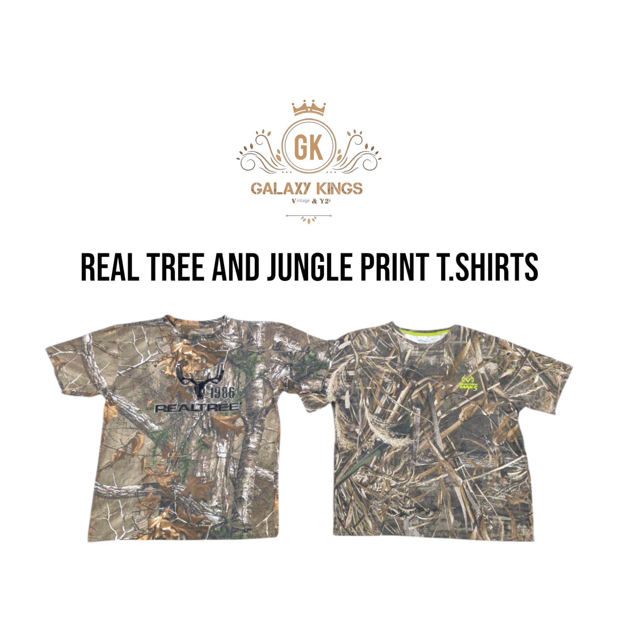 Realtree And Jungle Print T.Shirts