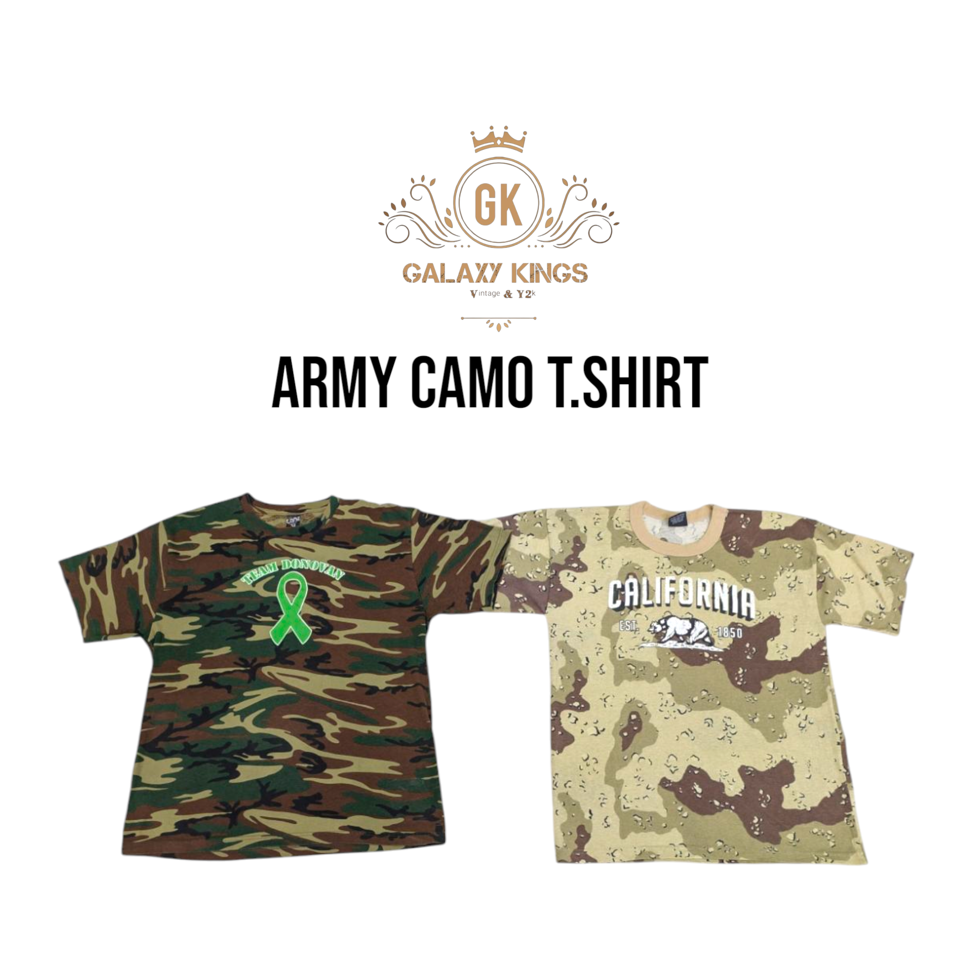 T-shirts camouflage Army