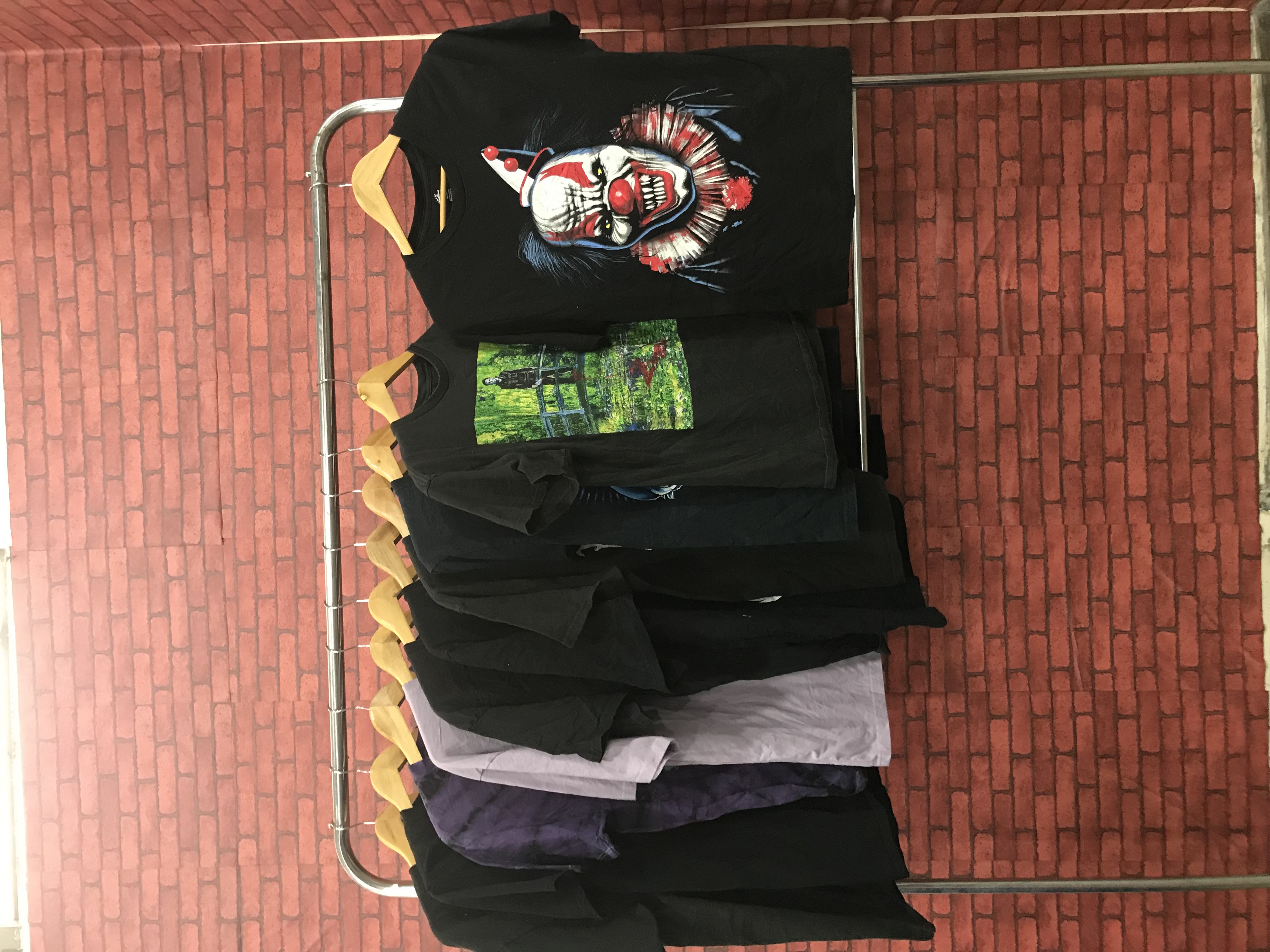 T-shirts d'horreur 10 pcs