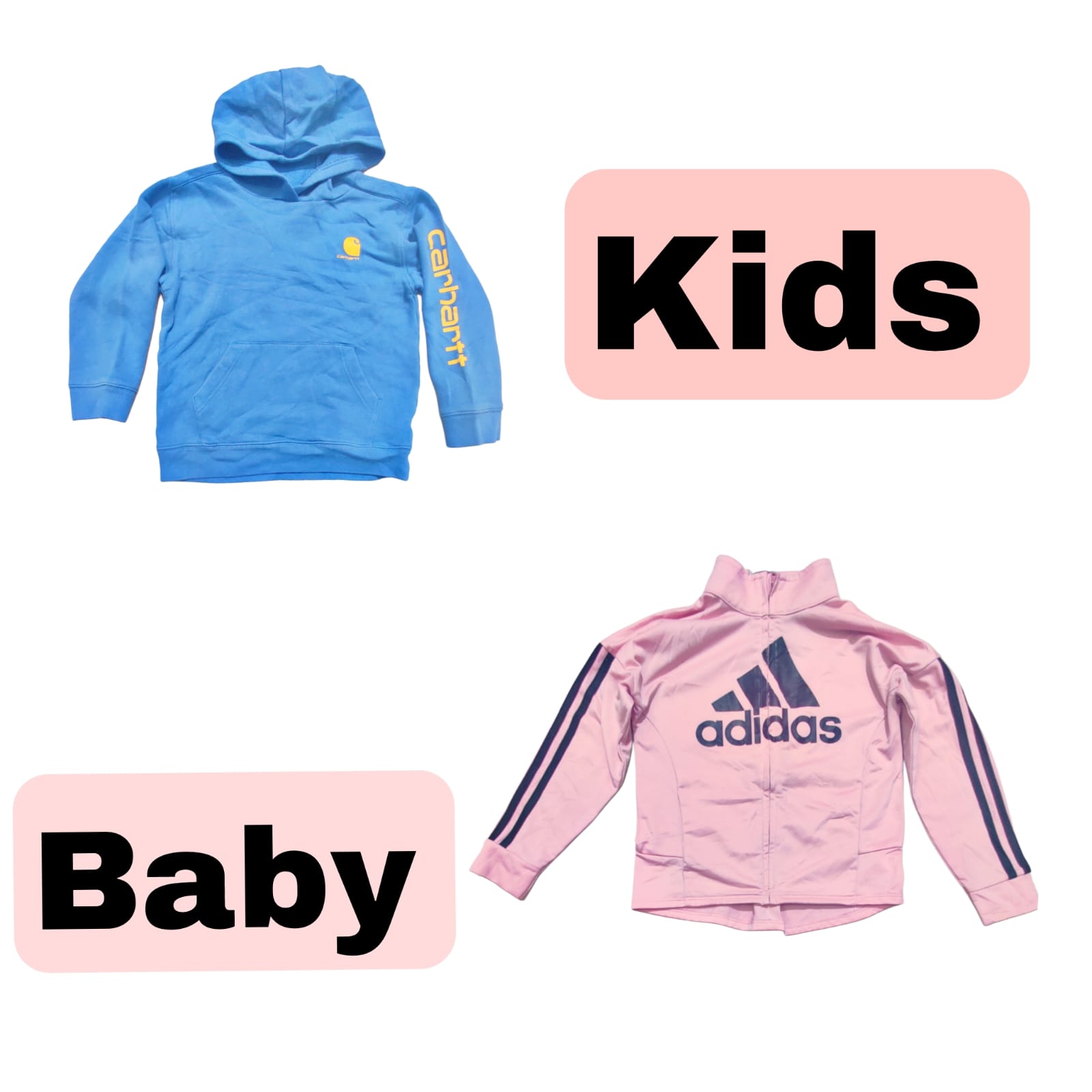 Hoodie per bambini con marchio