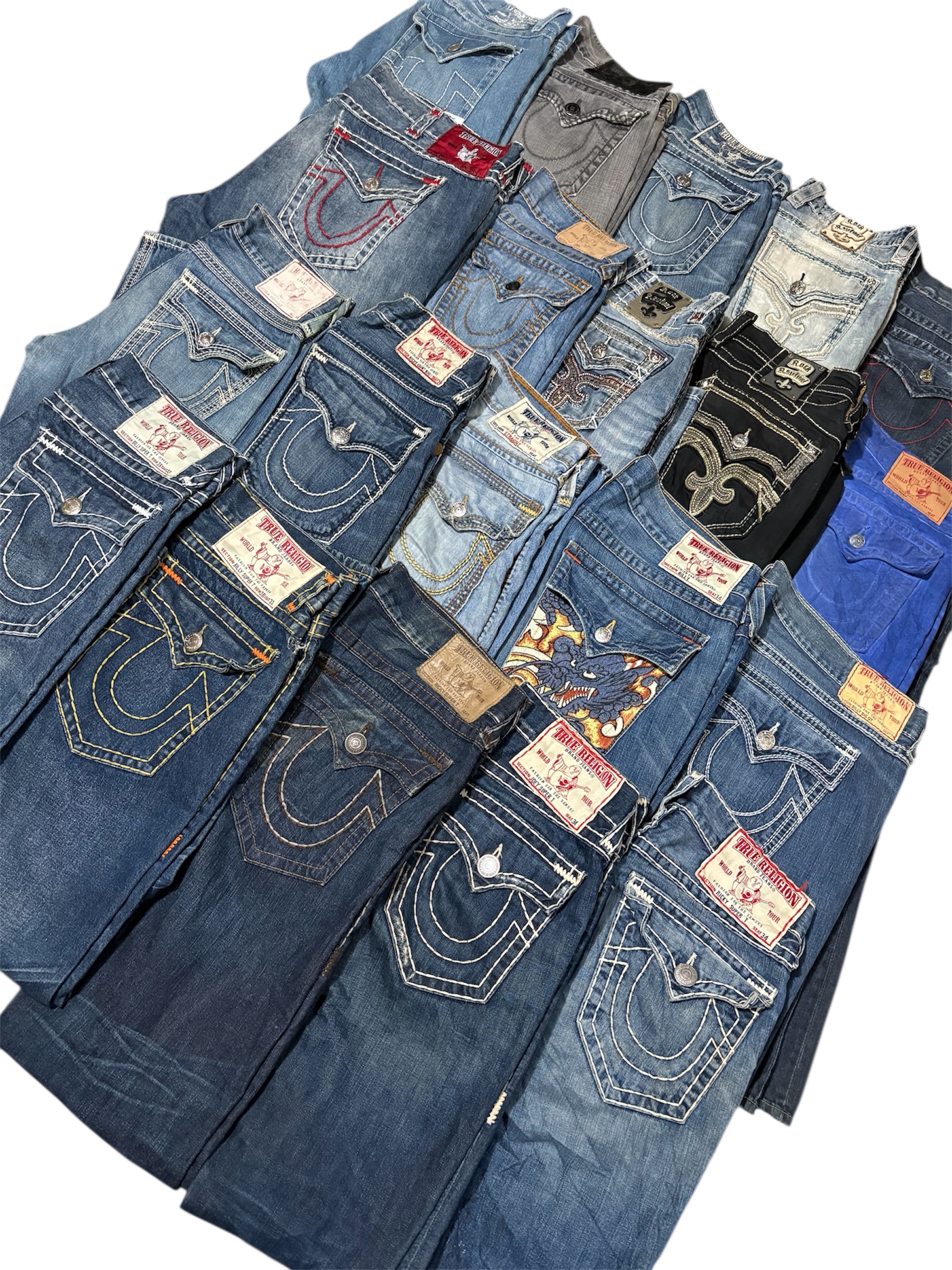 TRUE RELIGION AND ROCK REVIVAL JEANS BUNDLE
