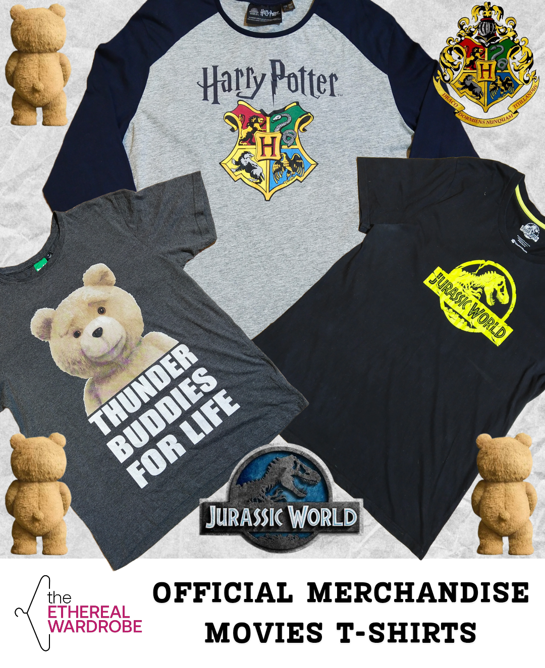 Merchandising Ufficiale Film T-shirt Set di 11 pz (RN#1205)