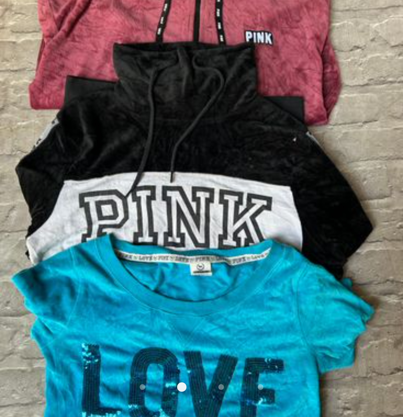 Victoria secret pink jaket and sweatshirt mix