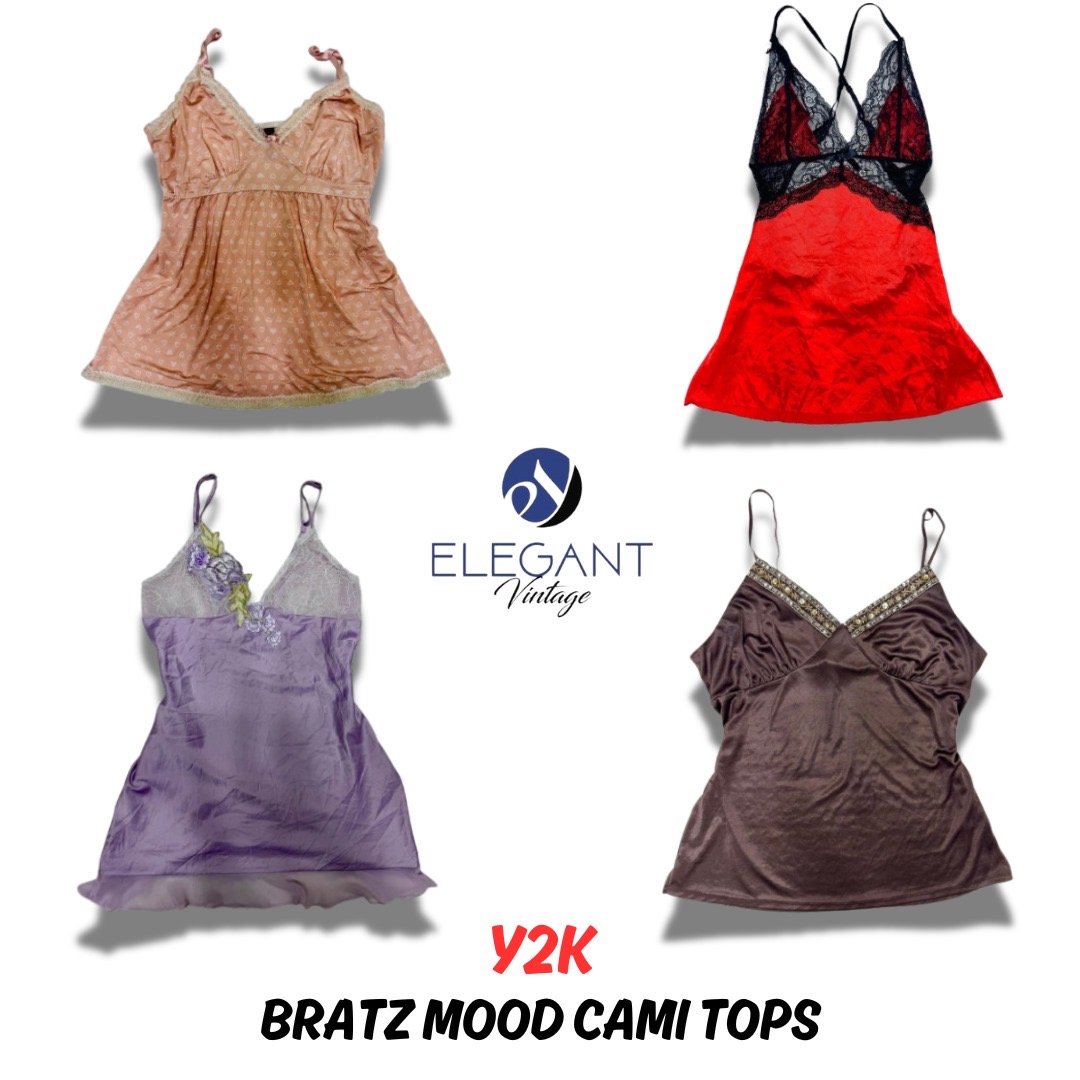 Y2K Bratz Stimmung Cami Tops - 10 Stück - EV0322
