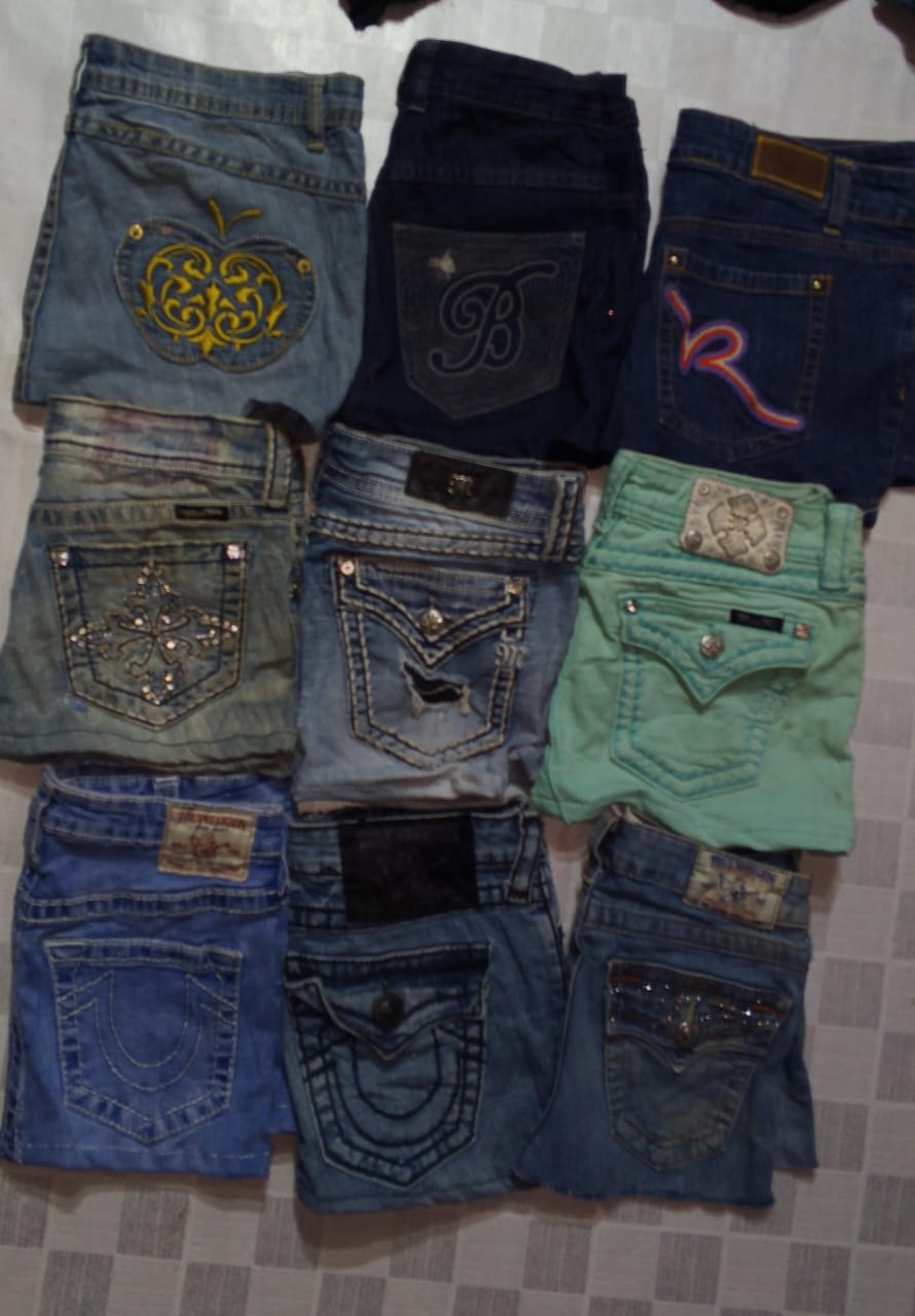 MISS ME TRUE RELIGION ROCAWEAR APPLE BOTTOM MINIRÖCKE (ID 1037)