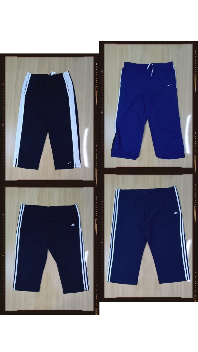 JA 0255 Vintage Nike and Adidas Three Quarter Shorts - 11 pieces