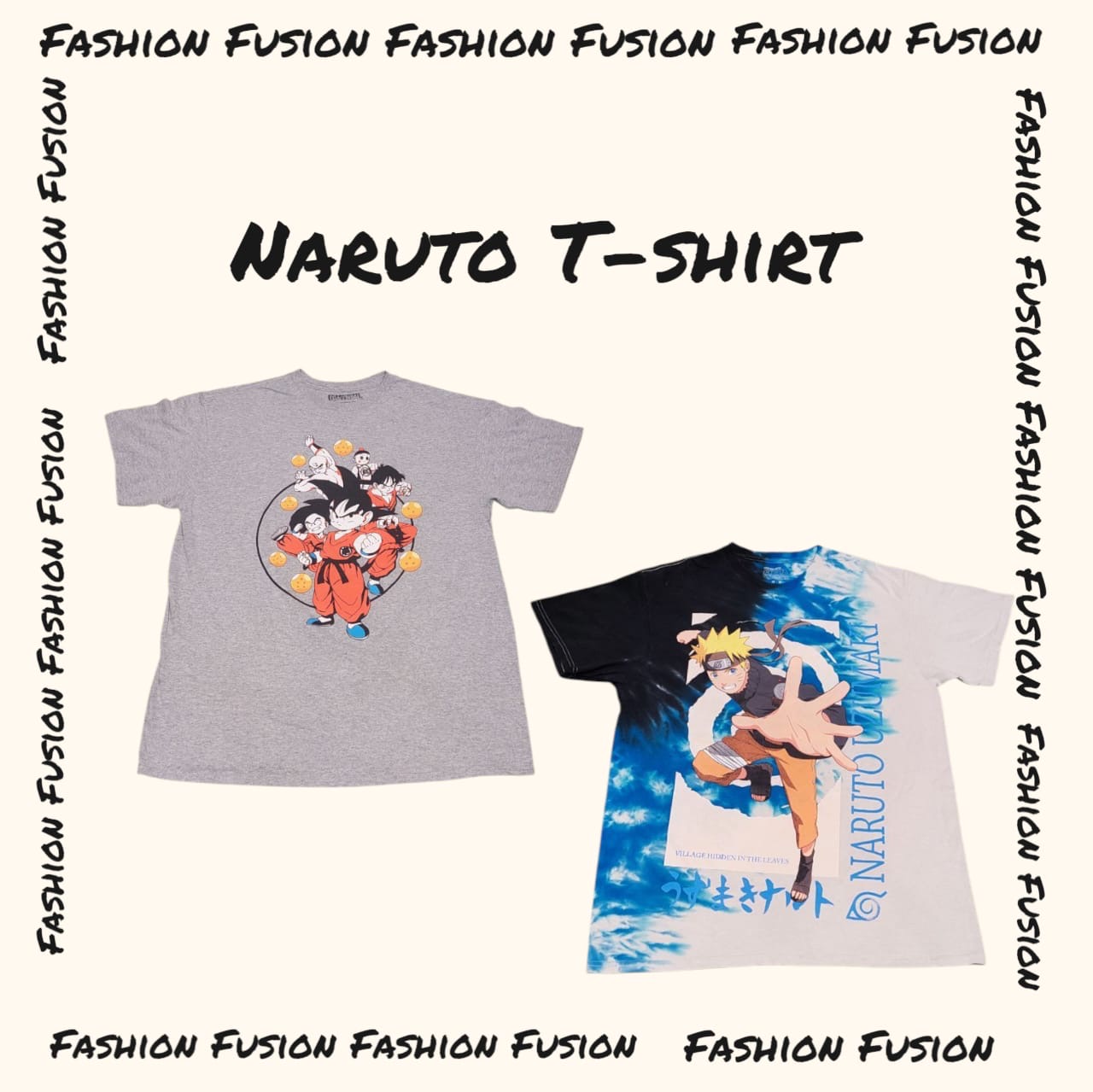 Camiseta da série de desenhos animados Naruto (FF-892)