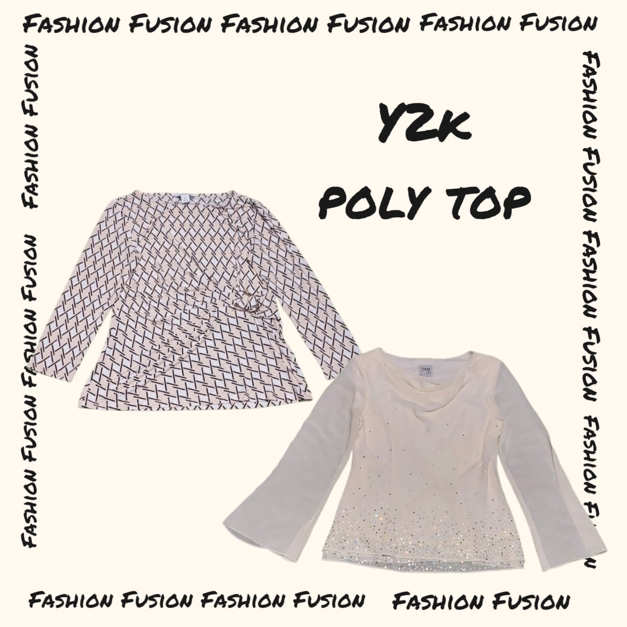 (FF-894) Tops polly Y2k