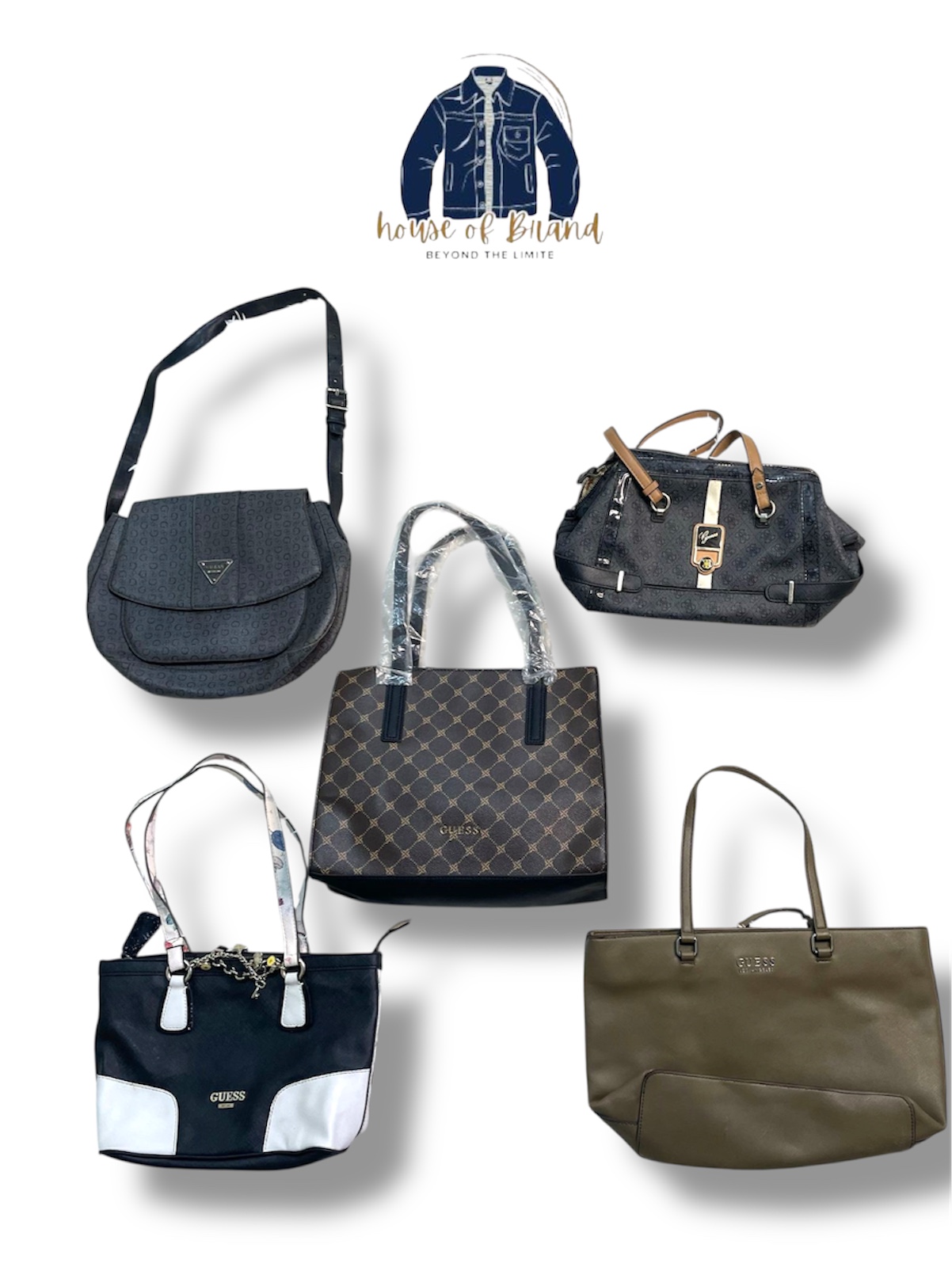 Borse di lusso firmate Guess 5 pezzi