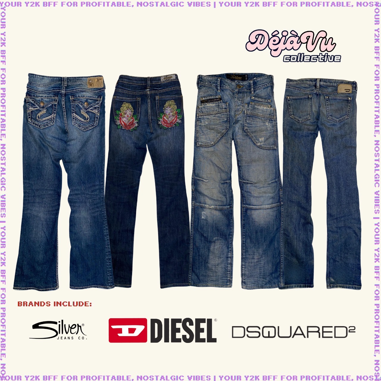 Y2K Branded Flare Jeans (DVC#23)