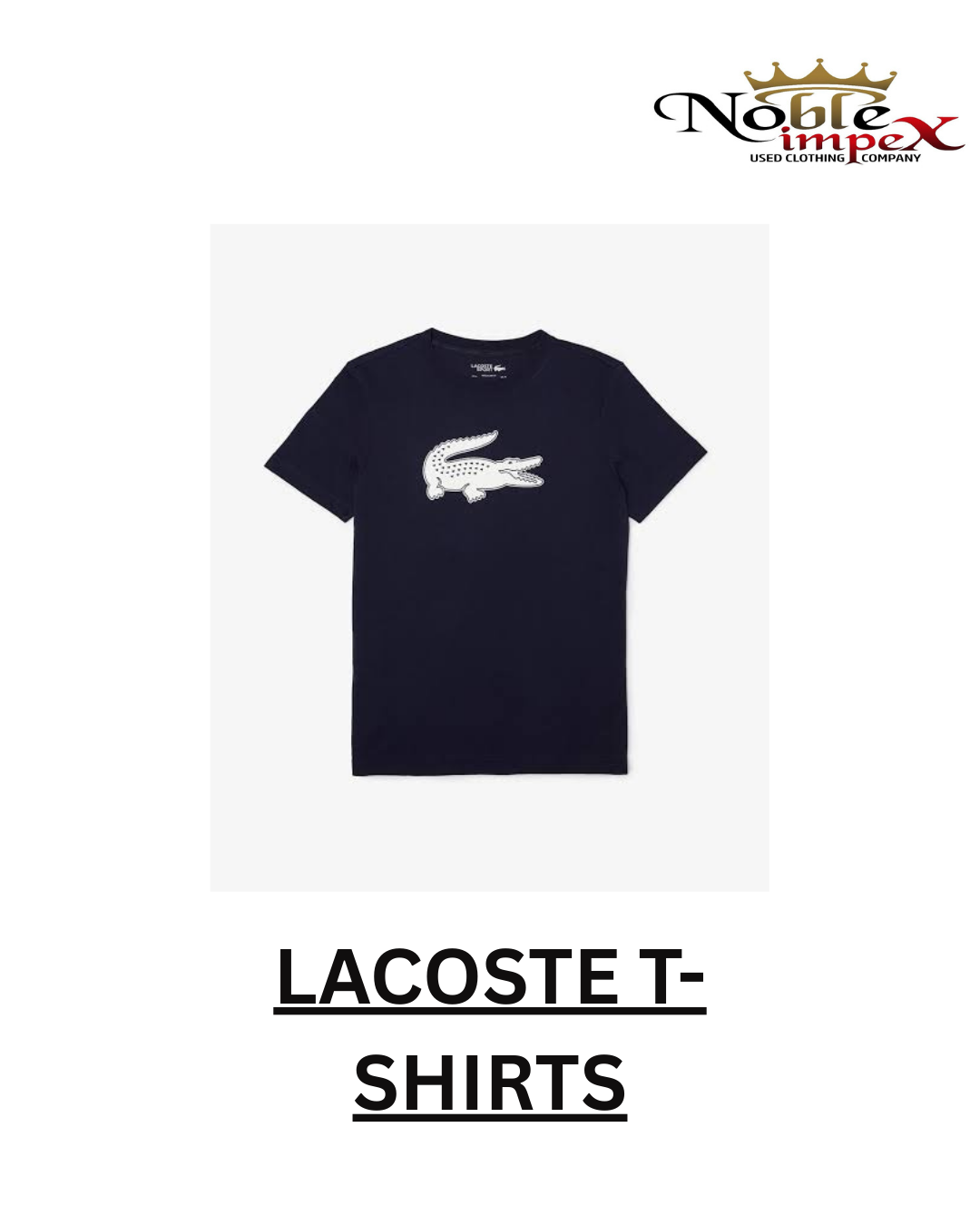 T-Shirt Lacoste 30Pcs (NI-5-42)