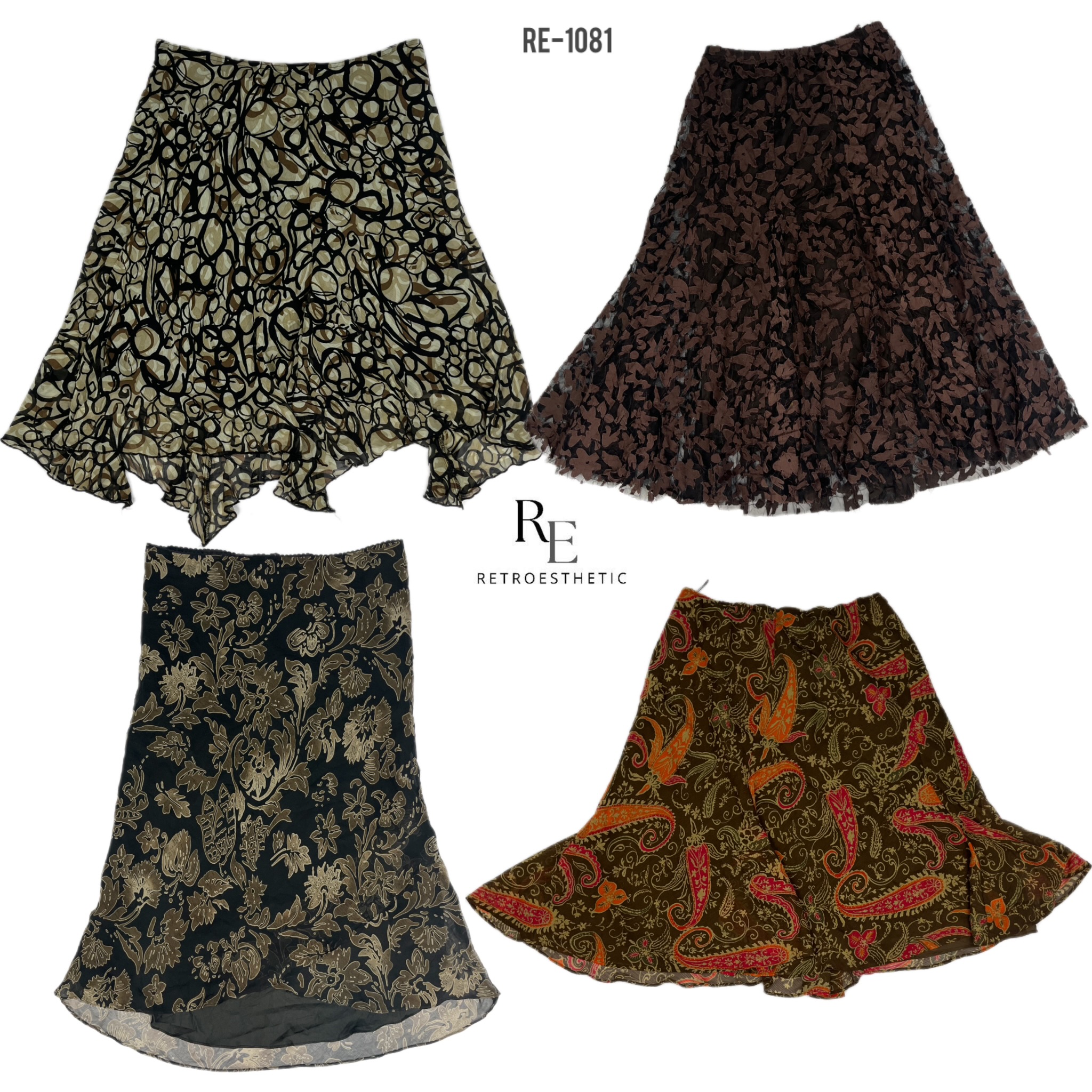Y2K London Grunge Summer Skirts (RE-1081)