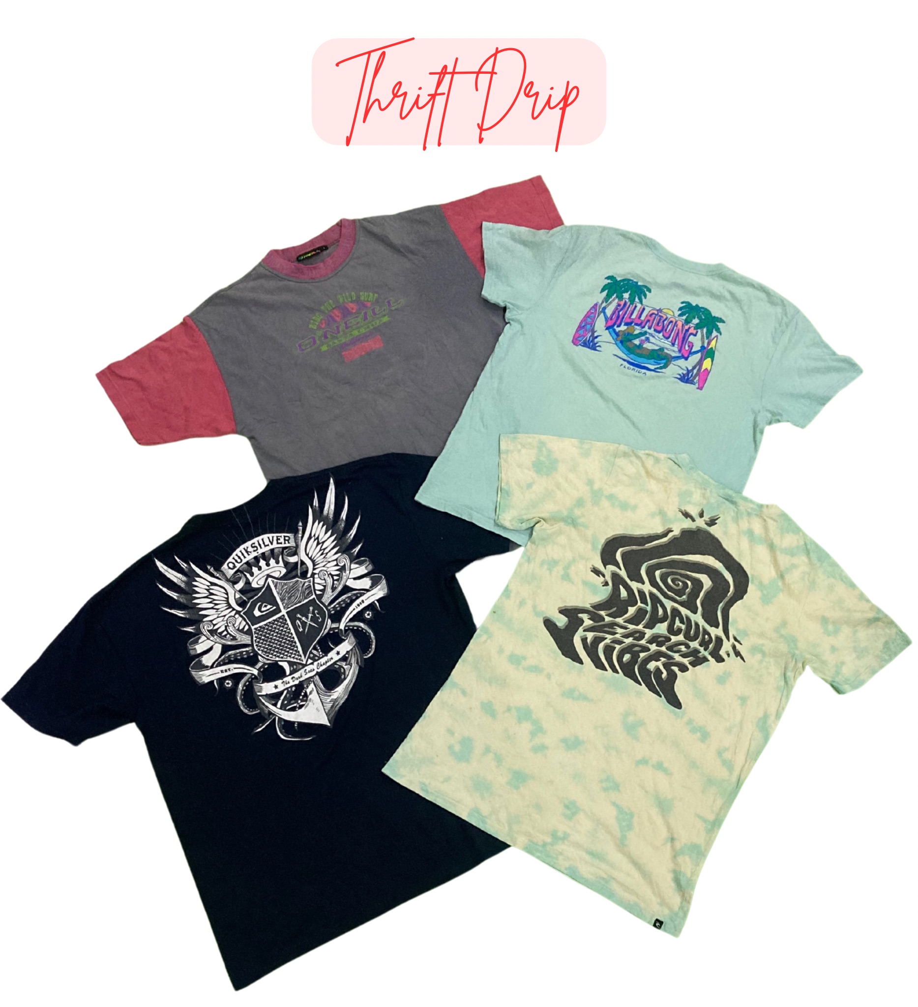 Surfwear T-Shirts - 35pcs