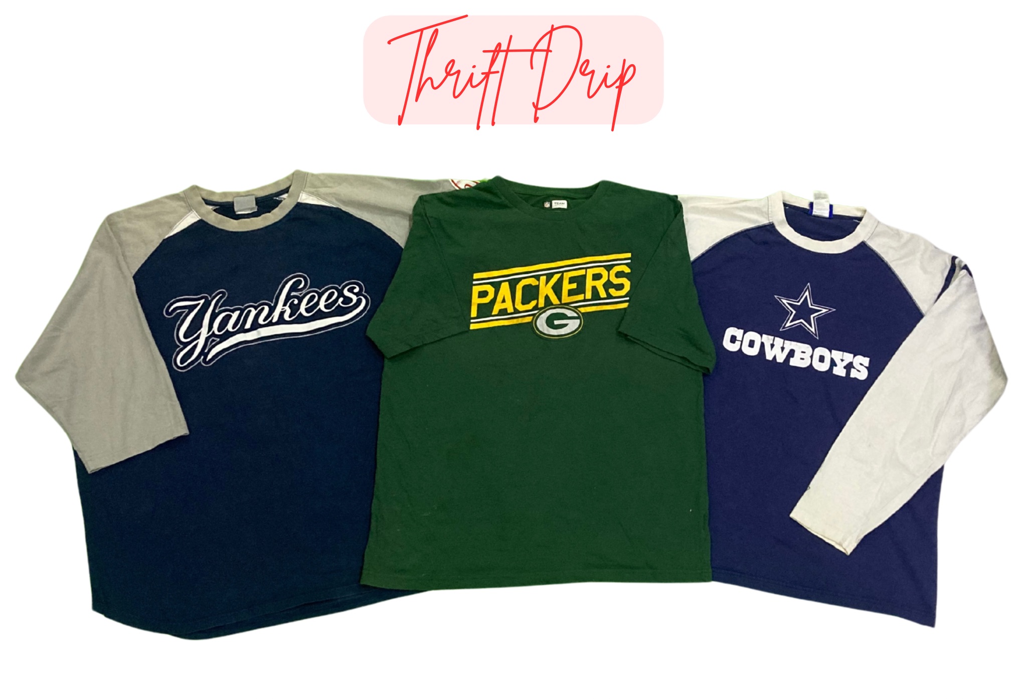 American Pro-Sports (NFL/NHL/NBA) T-Shirts - 30pcs