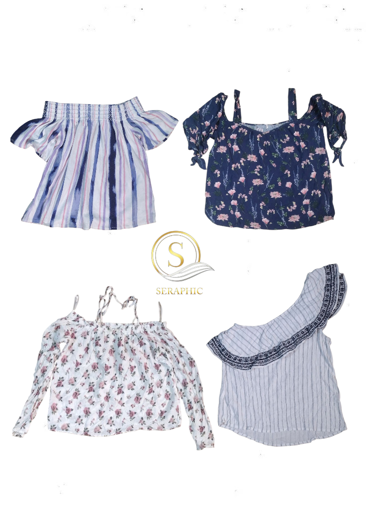 Y2K Off Shoulder Tops