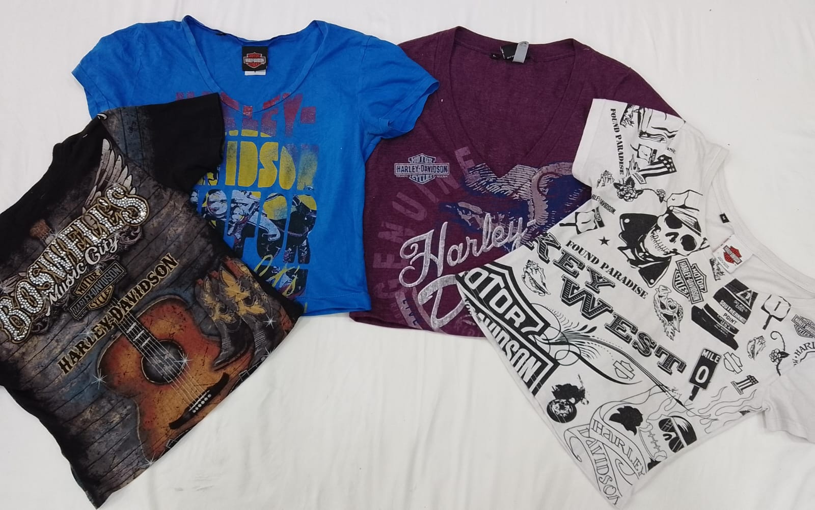 CR4354/55 Rework Harley Crop Tees - 20 Pz