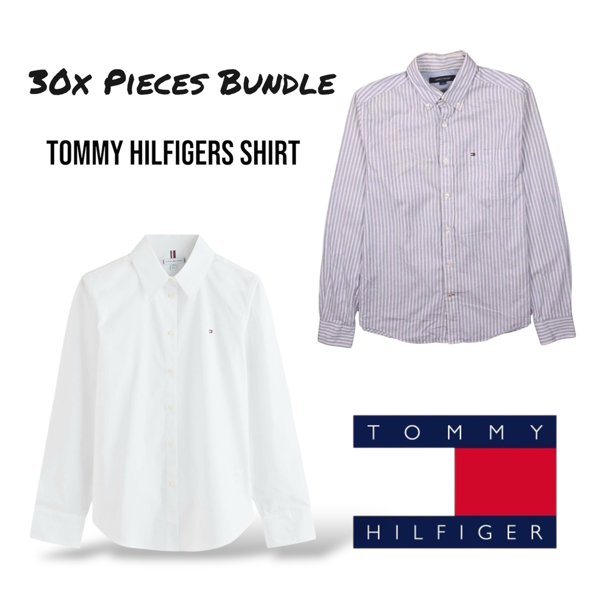 30x Camicia Button down Tommy Hilfiger