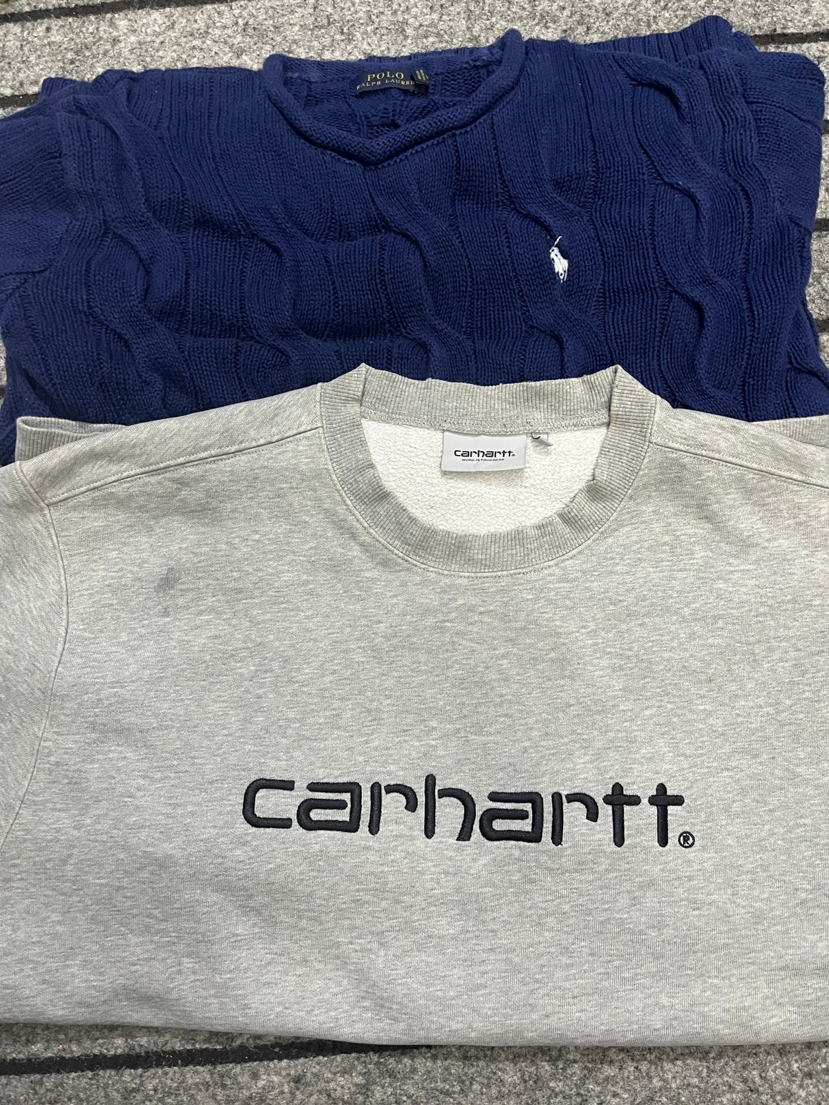 Suéteres Carhartt y Ralph Lauren