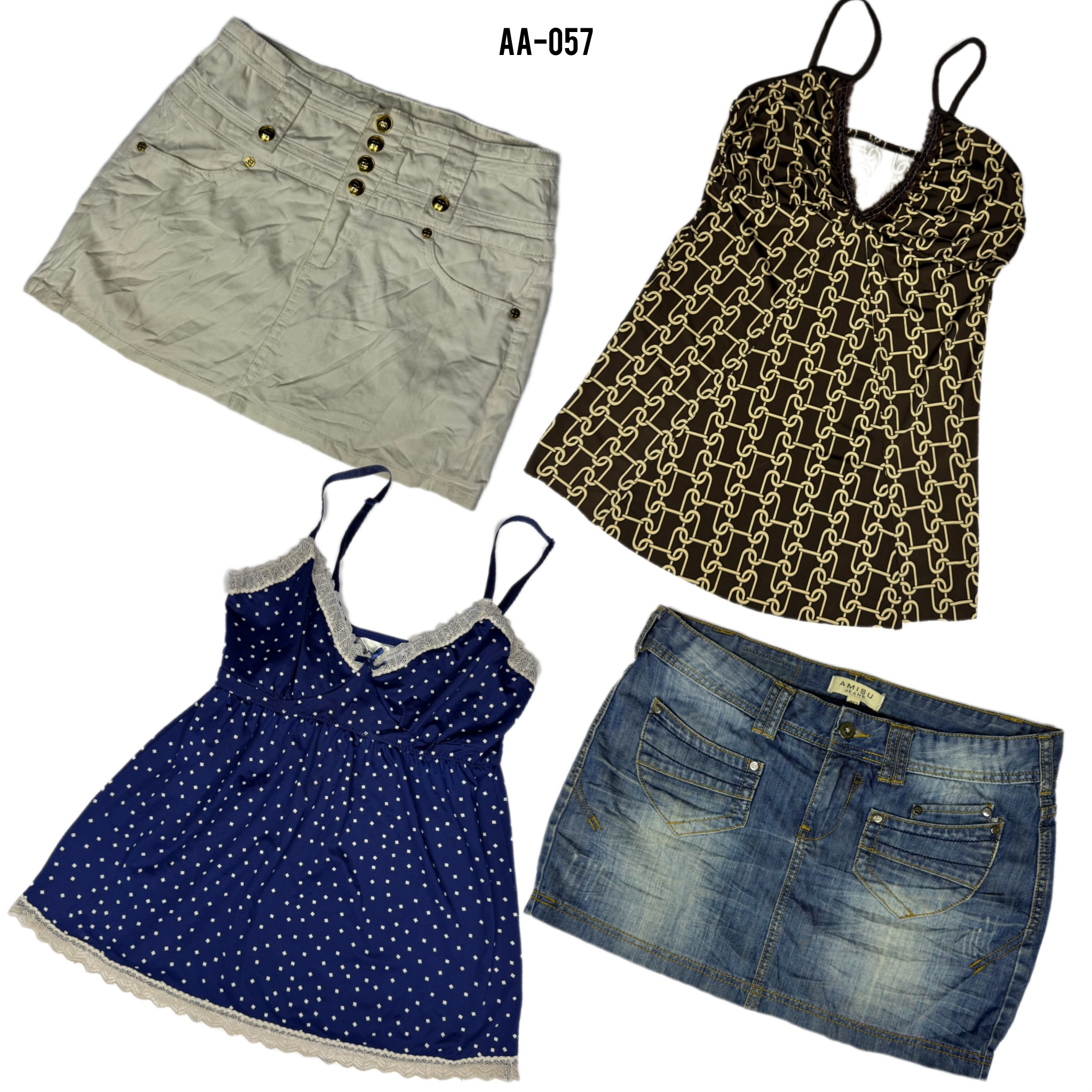 Y2K IT Girl Mix and Match Tops and Skirts (AA-057)