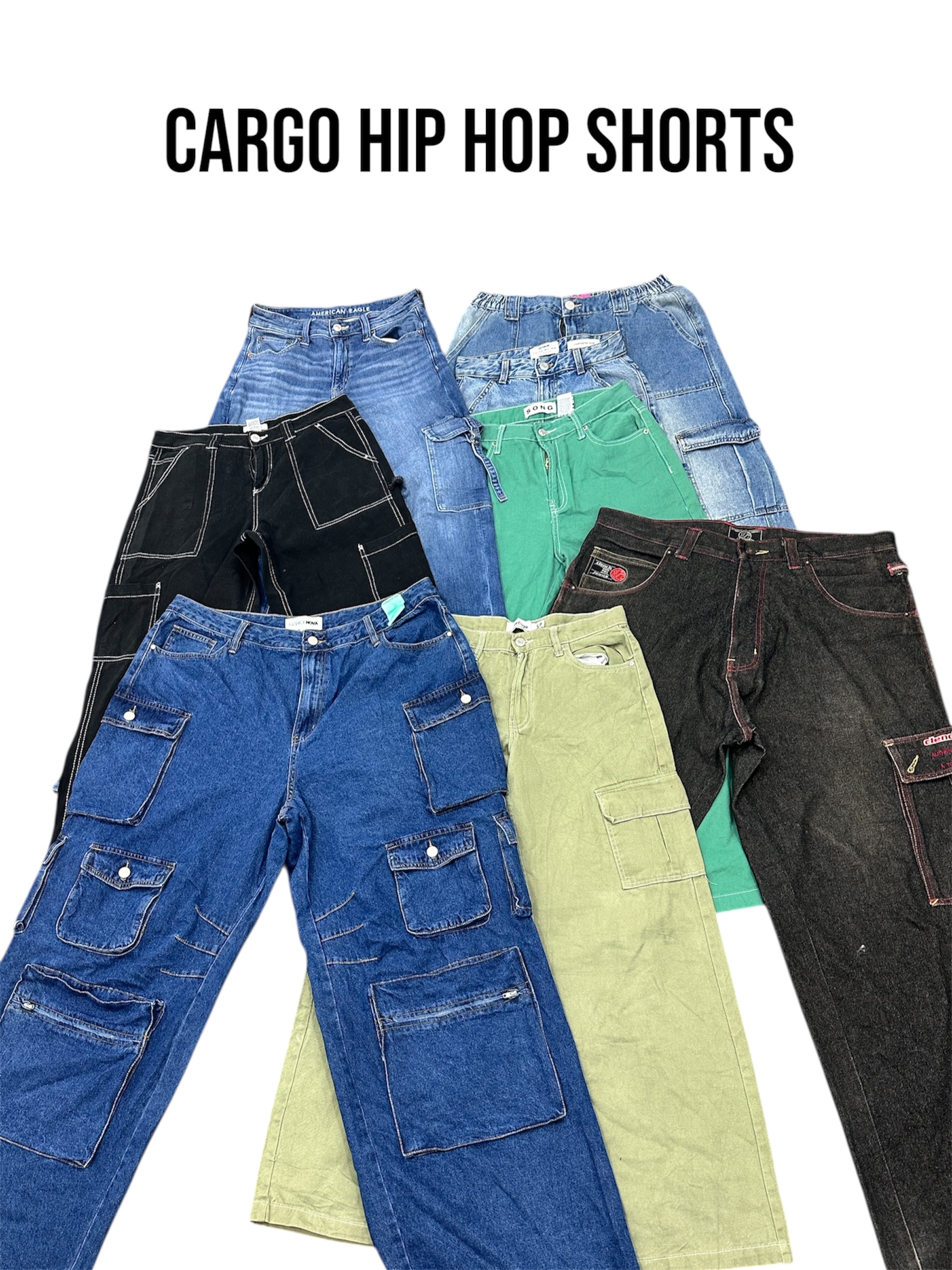 Y2K | Calça Cargo | Calça Cargo Hip Hop