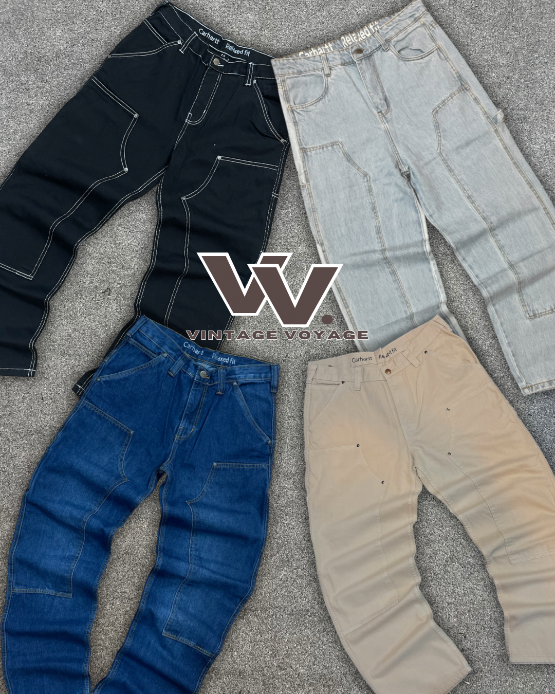 Carhartt rework style Denim pants MOQ 25pcs #14525