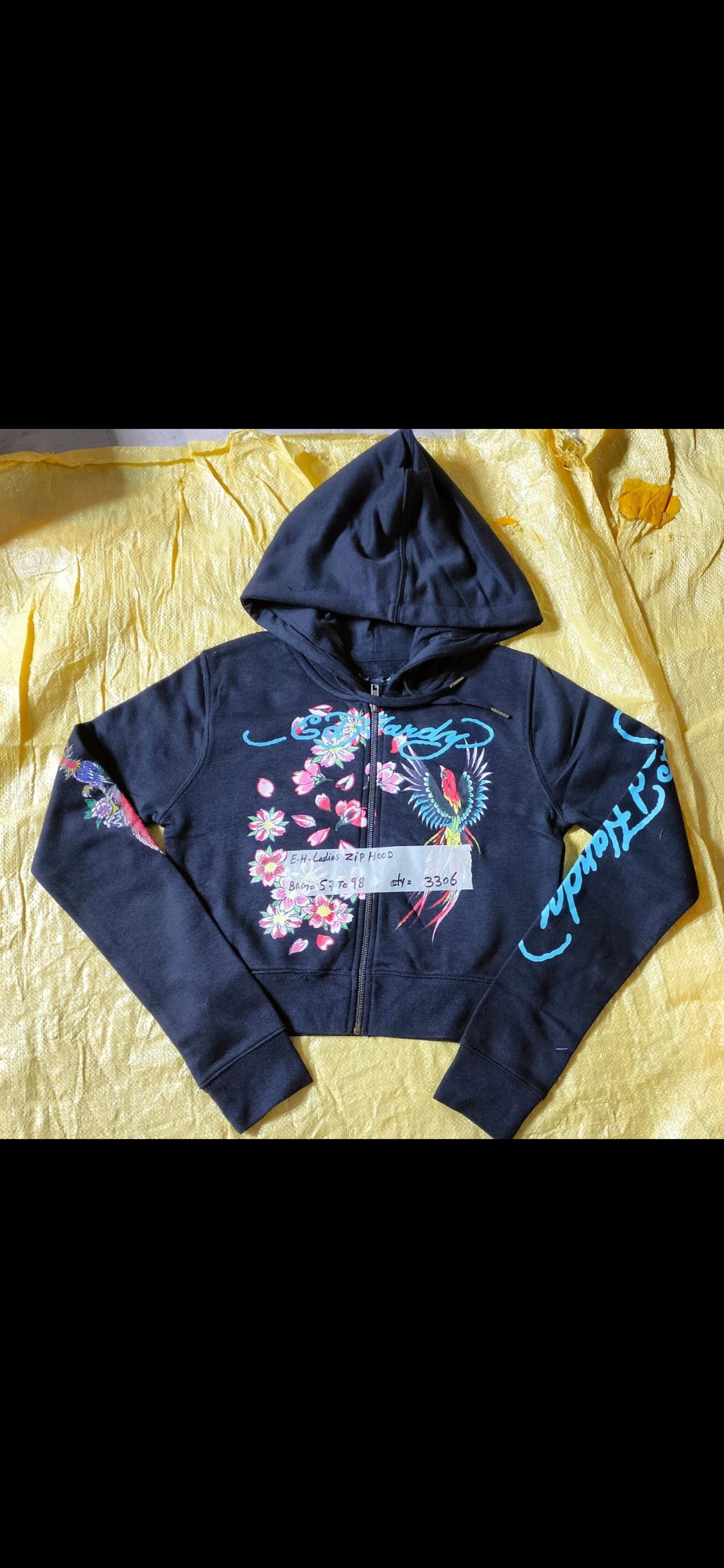 Ed Hardy Ladies Zipper Hoodies