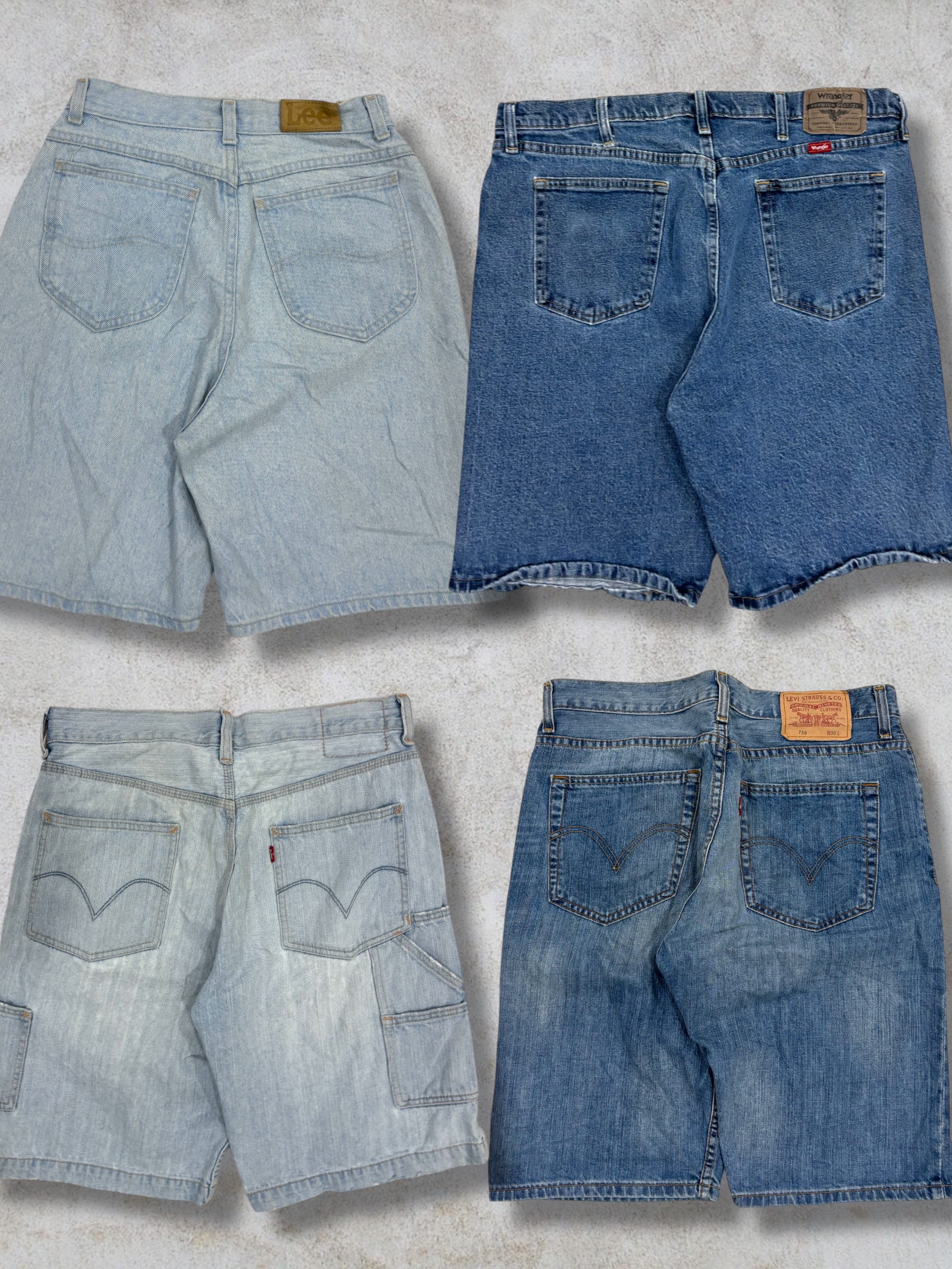 Lee Levi's Wrangler Jorts / Shorts 25 Pcs (E-51)