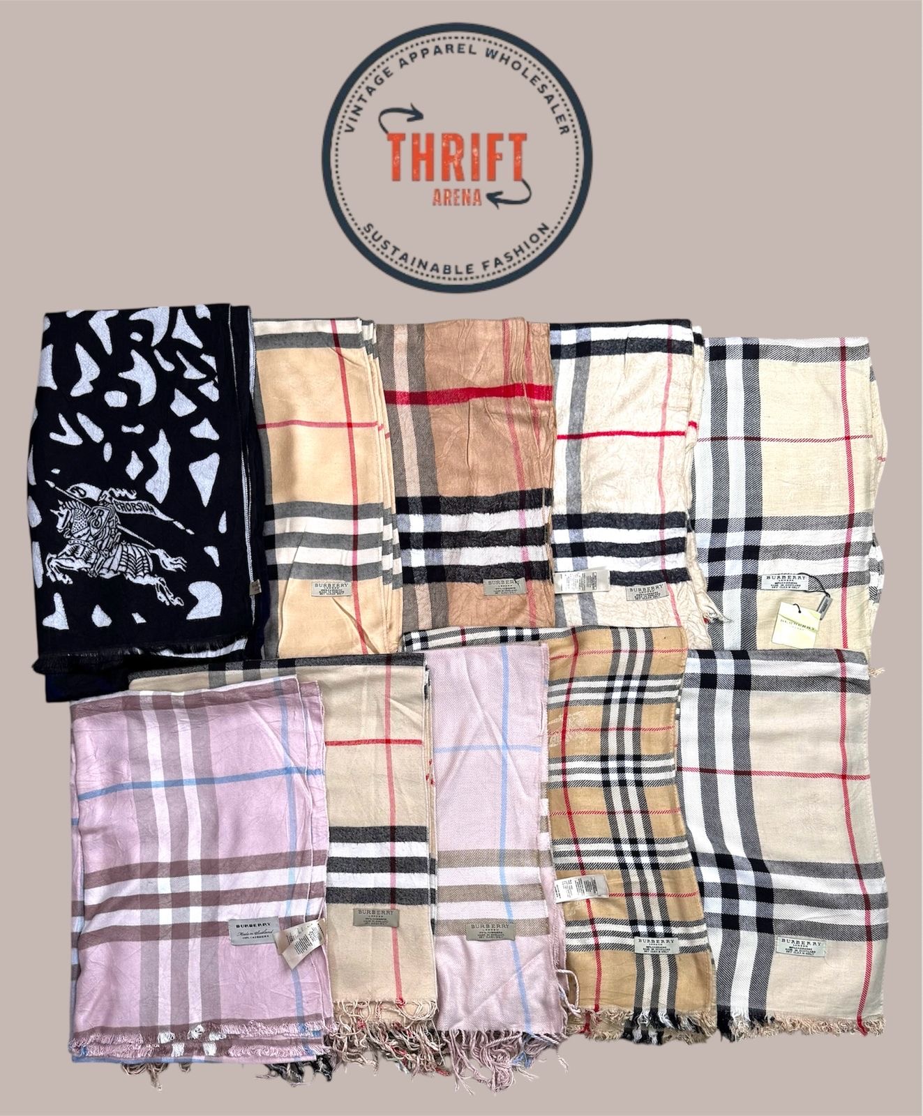 T989 Écharpes Burberry 30 pièces