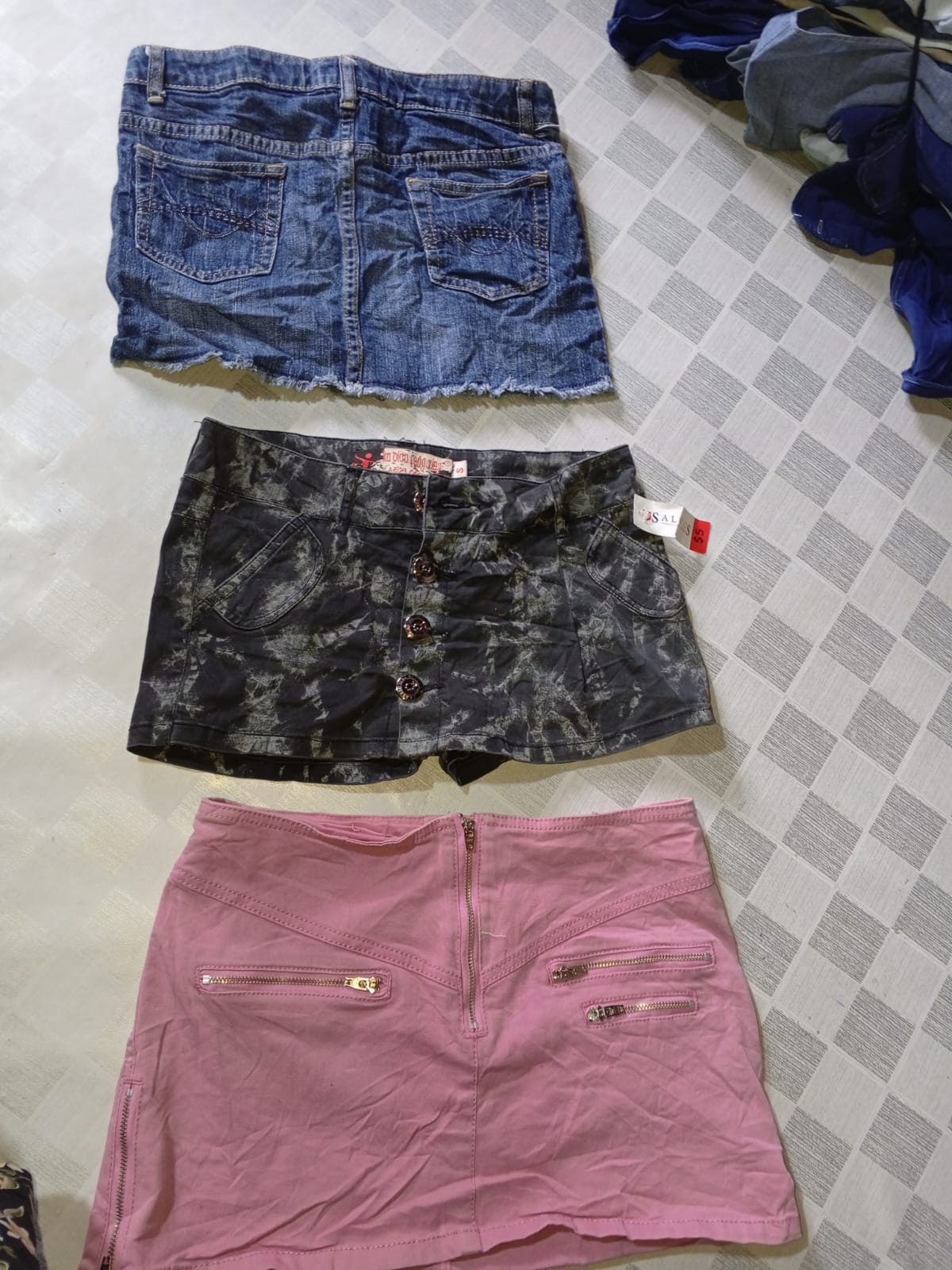 GONNE MINI IN DENIM (MR536)