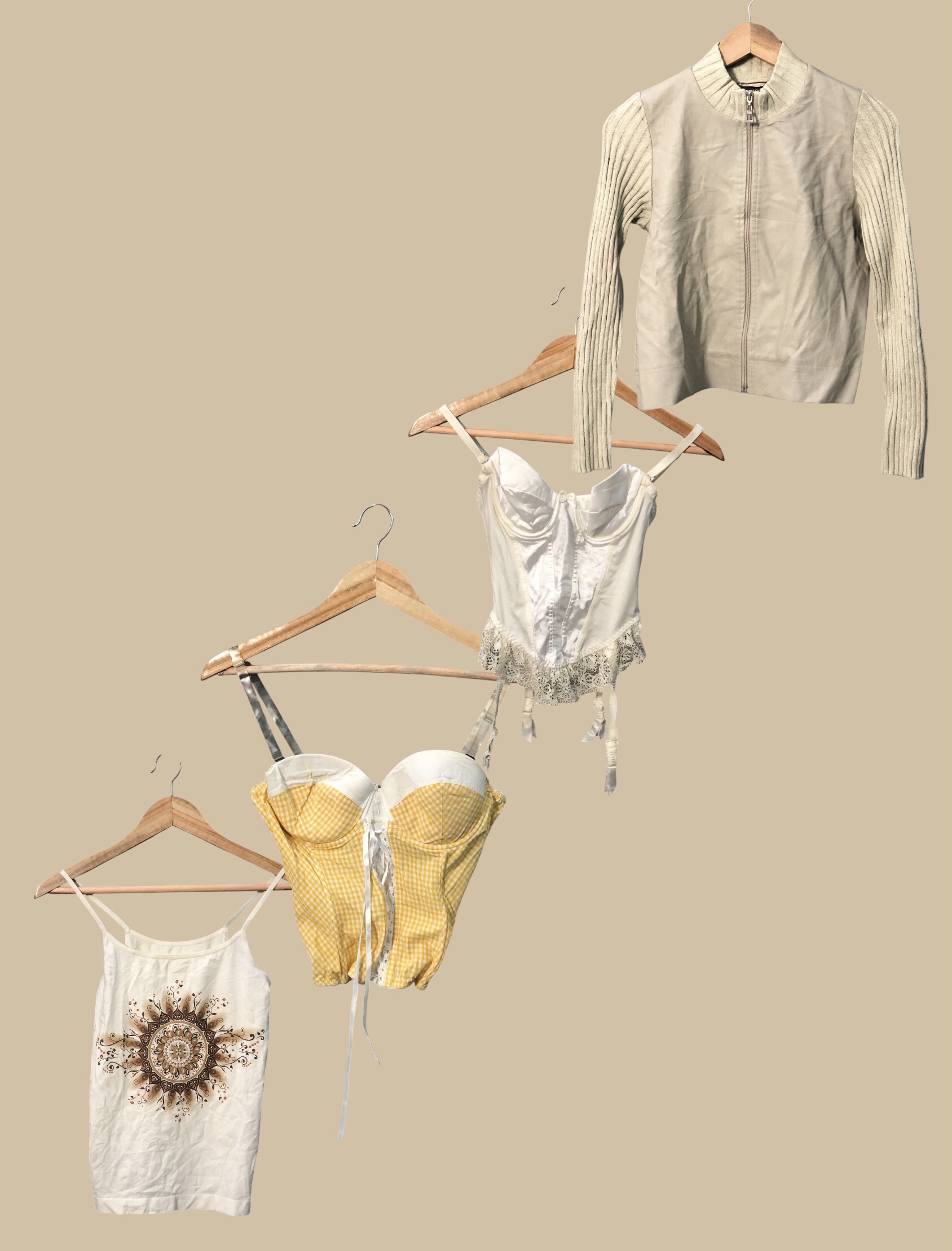 Soft & Sandy » x Y2K Tops S-1103 !