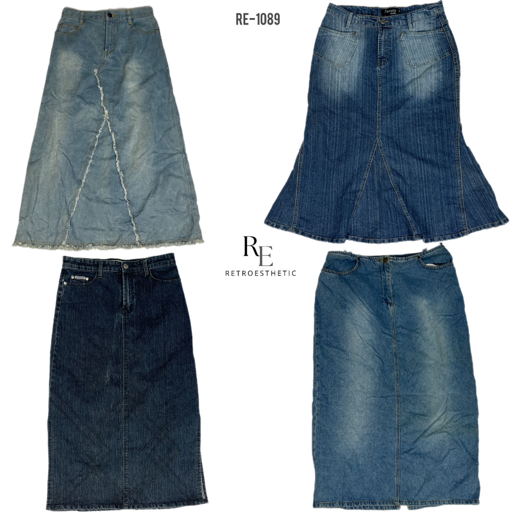 Y2K IT Girl Faldas Maxis (RE-1089)