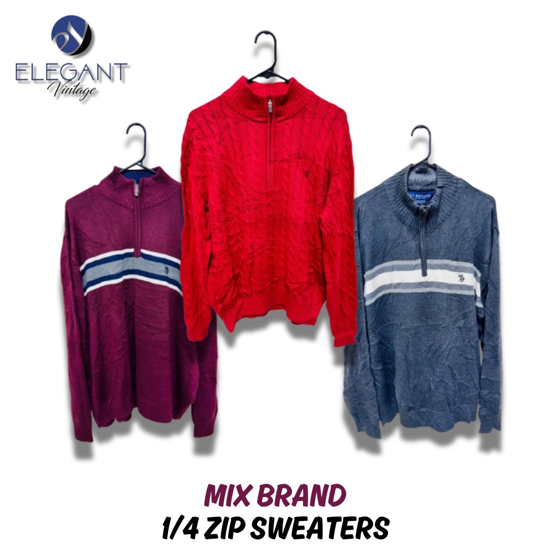 Mélange de pulls 1/4 zip - 25 pièces