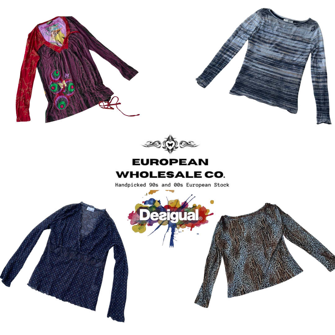 Débardeurs en maille européens des années 00 avec Desigual (EWC33)