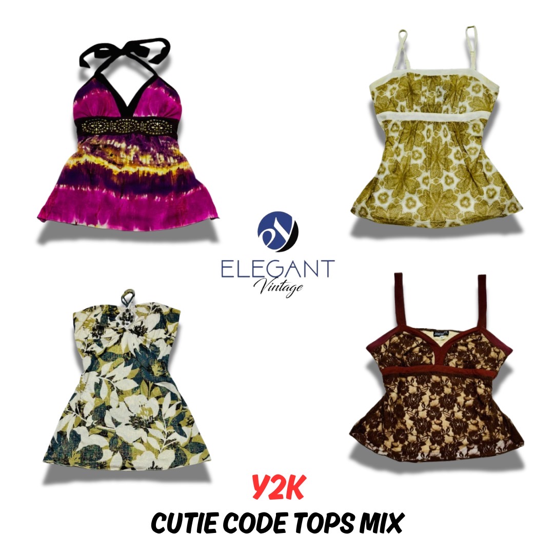 Y2K Cutie Code Tops Mix - 13 Stück - EV0359