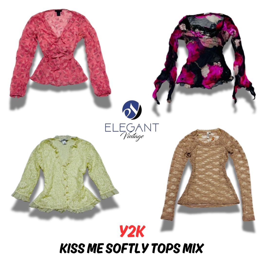 Y2K Kiss Me Softly Tops Mix - 12 Teile - EV0362
