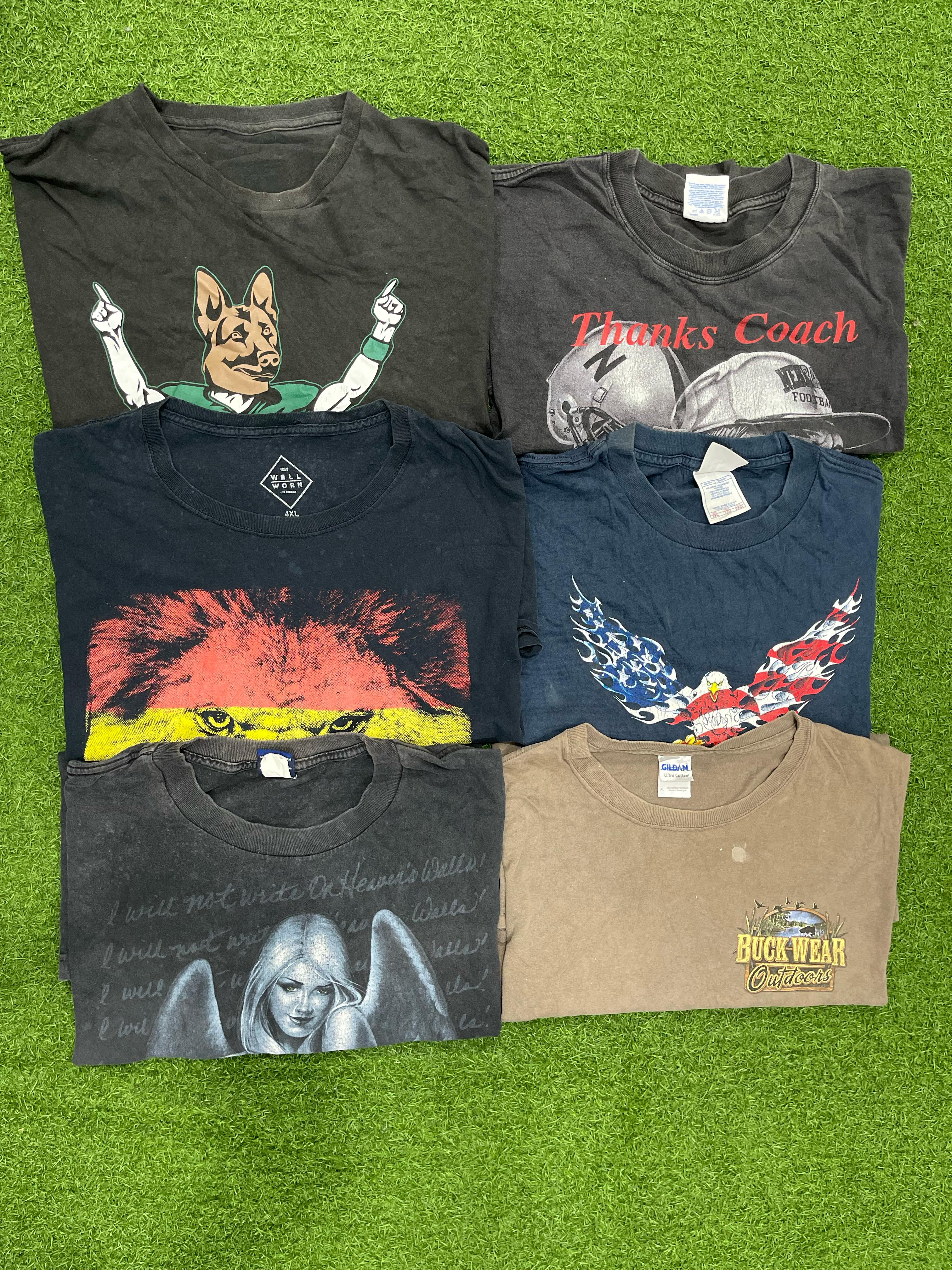 T-shirts imprimés 12 pièces