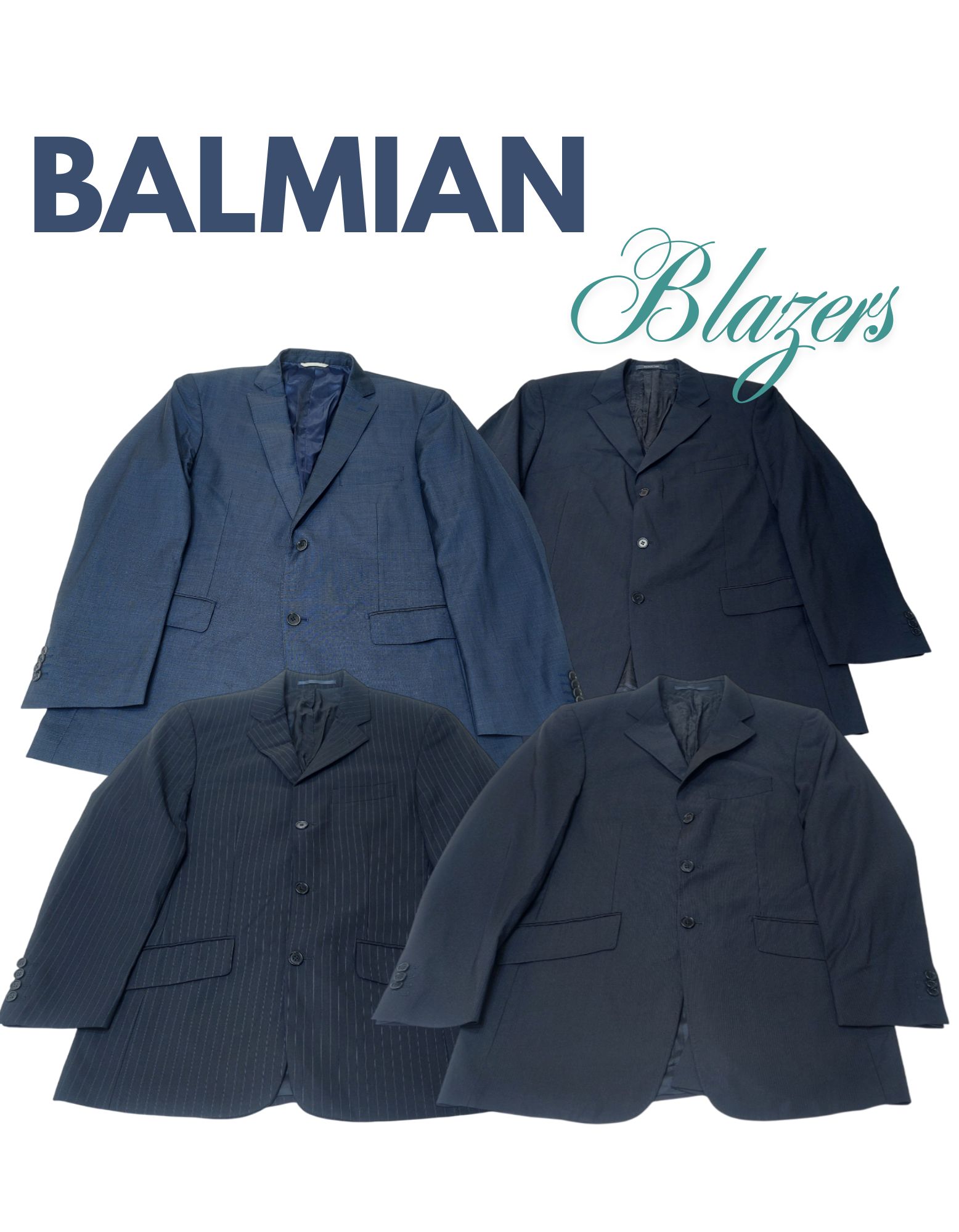 Balmain Suit Blazers